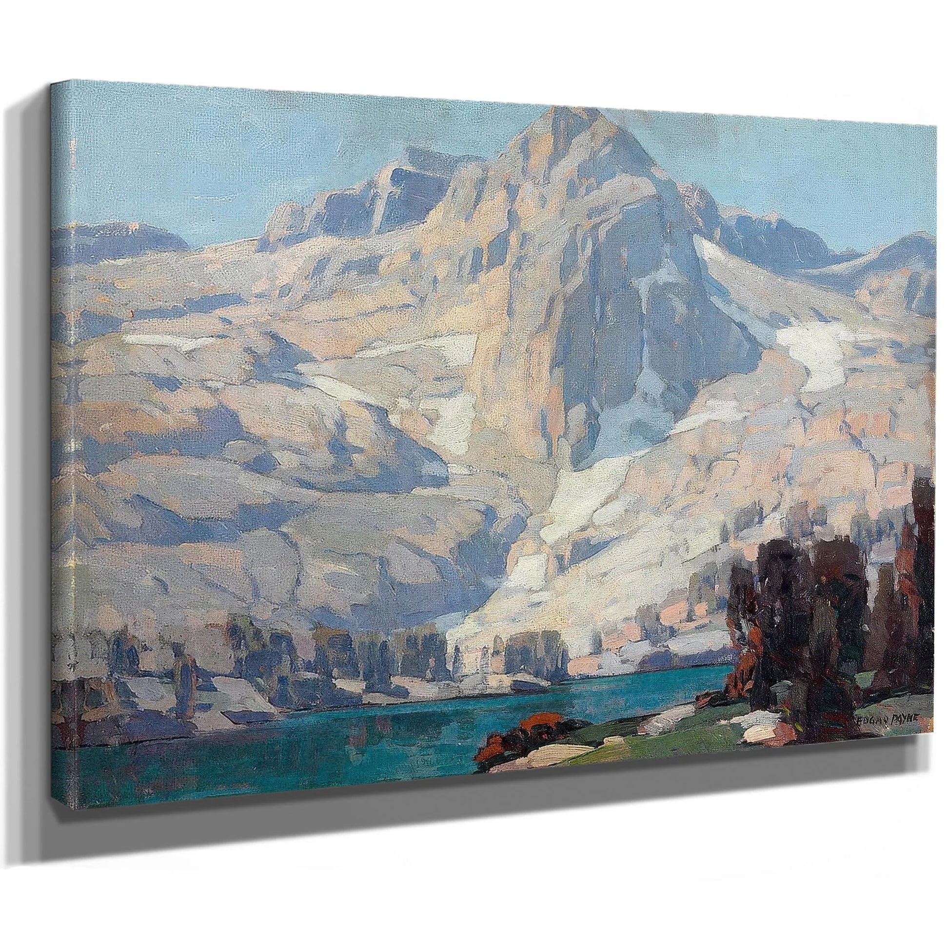 Rae Lake, Sierra Nevada By Edgar Payne Fine Art Print