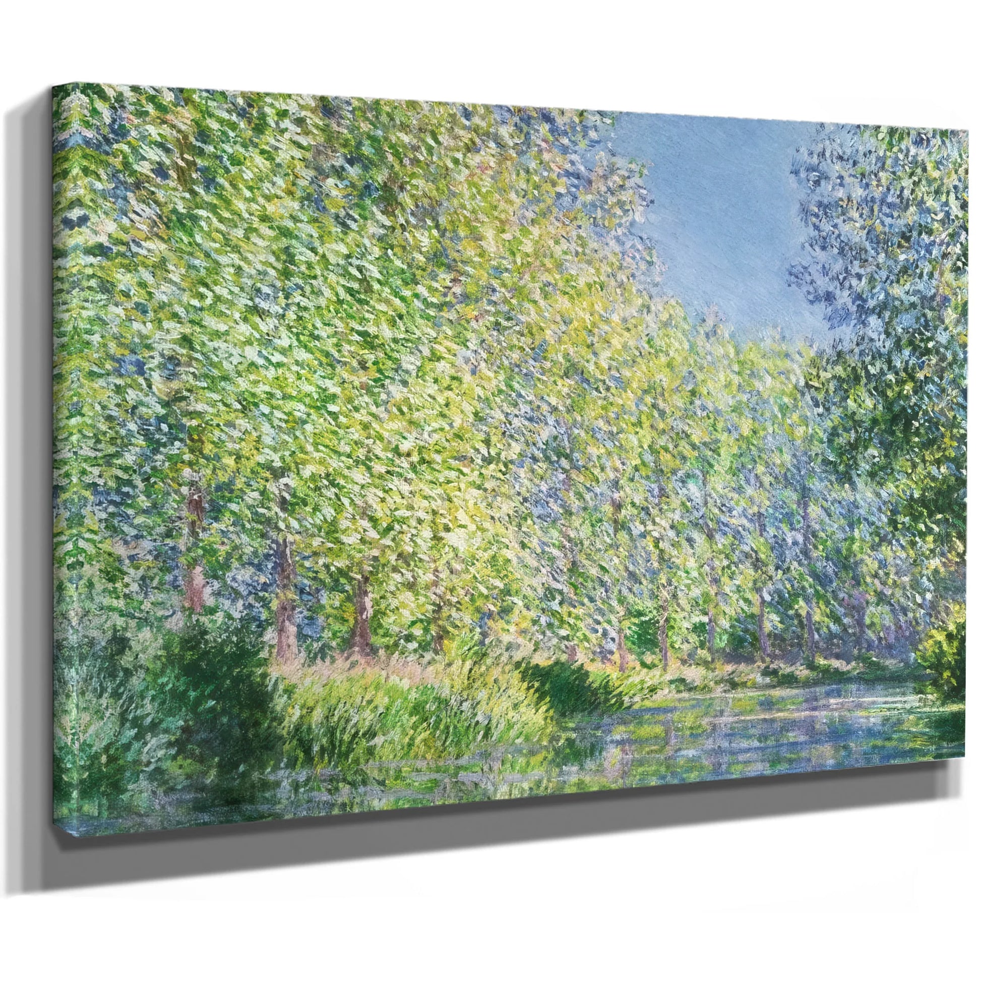 Bend In The Epte River Near Giverny By Claude Monet Fine Art Print