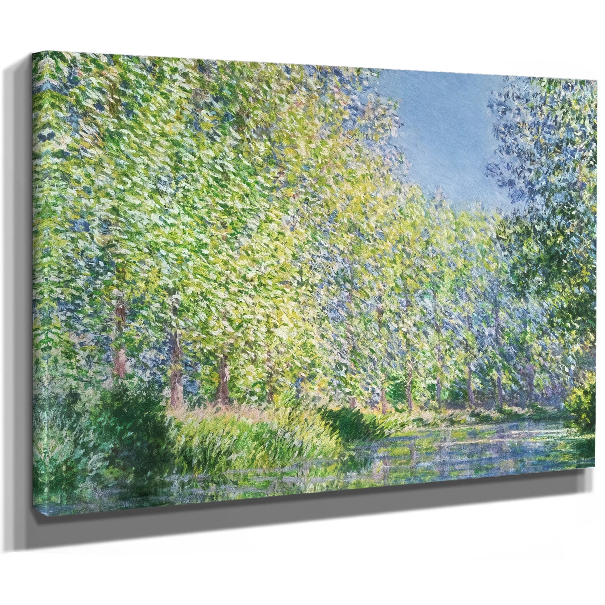 Bend In The Epte River Near Giverny By Claude Monet Fine Art Print