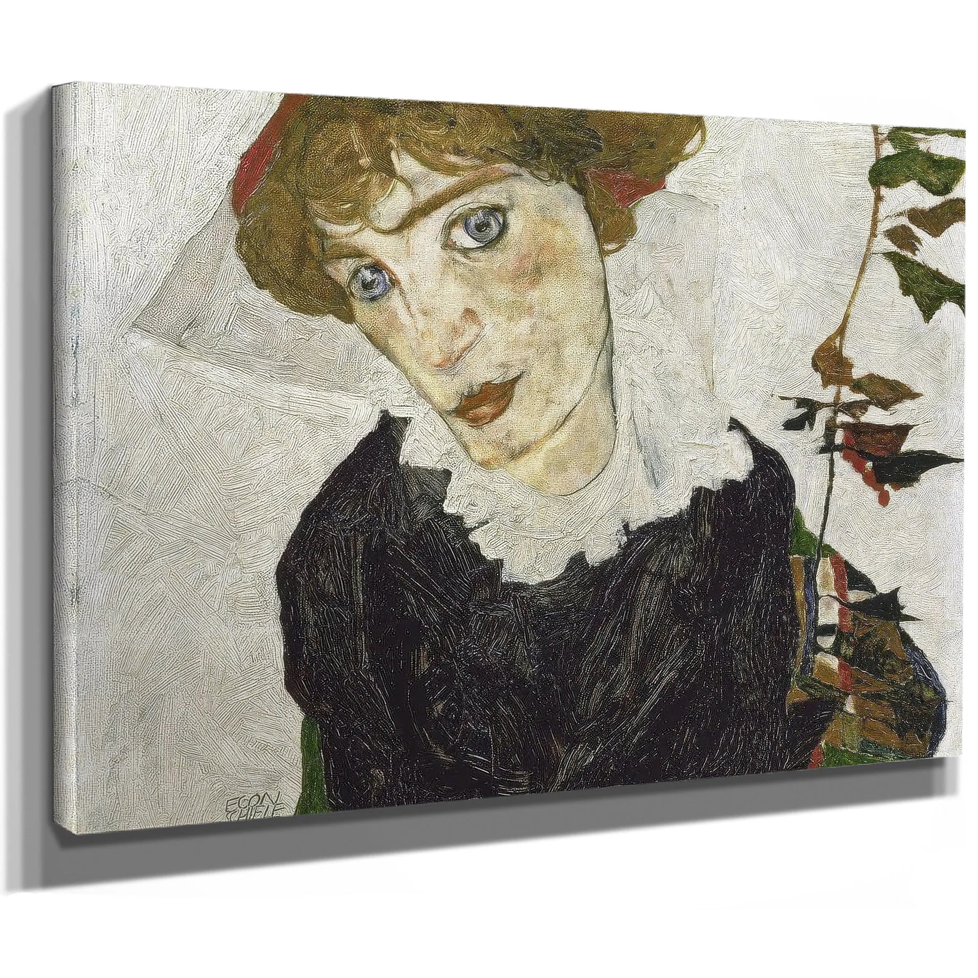 Portrait Of Wally Neuzil by Egon Schiele Fine Art Print