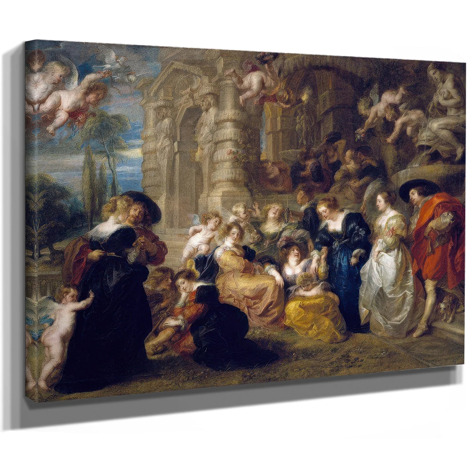 Peter Paul Rubens The Garden Of Love 1633 By Peter Paul Rubens Fine Art Print