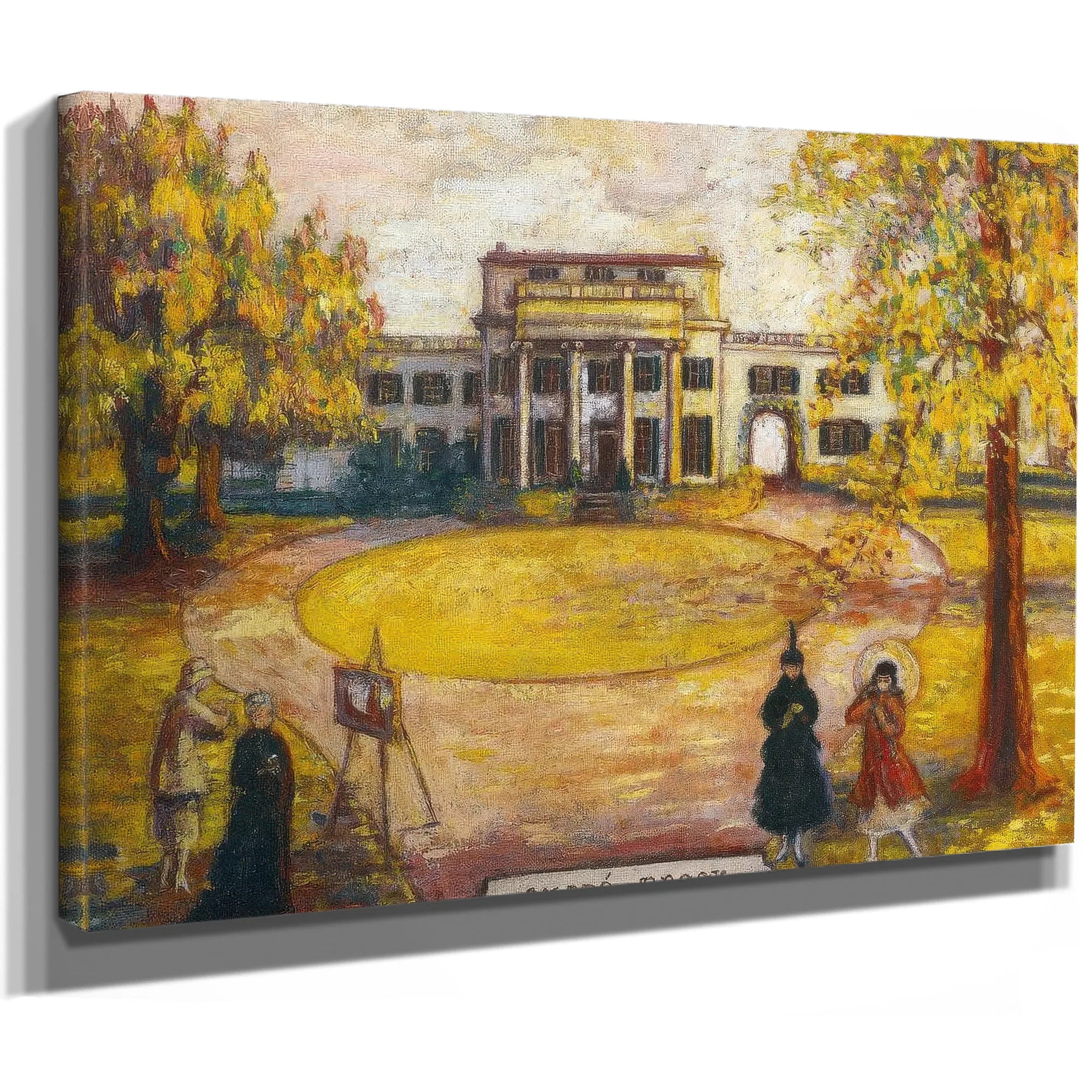 Portrait Of Andre Brook Front Facade By Florine Stettheimer Fine Art Print