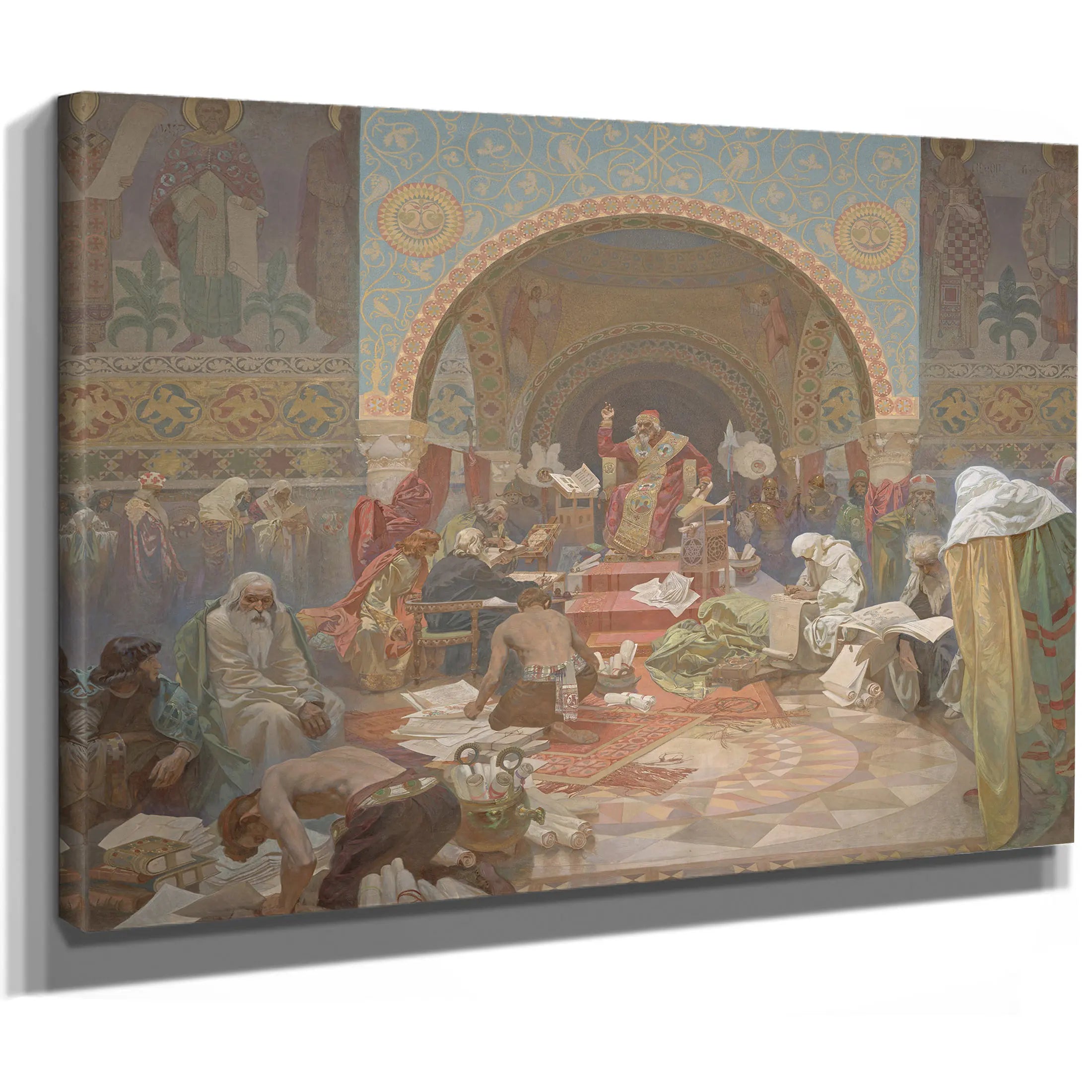Tsar Simeoni I Of Bulgaria by Alphonse Mucha