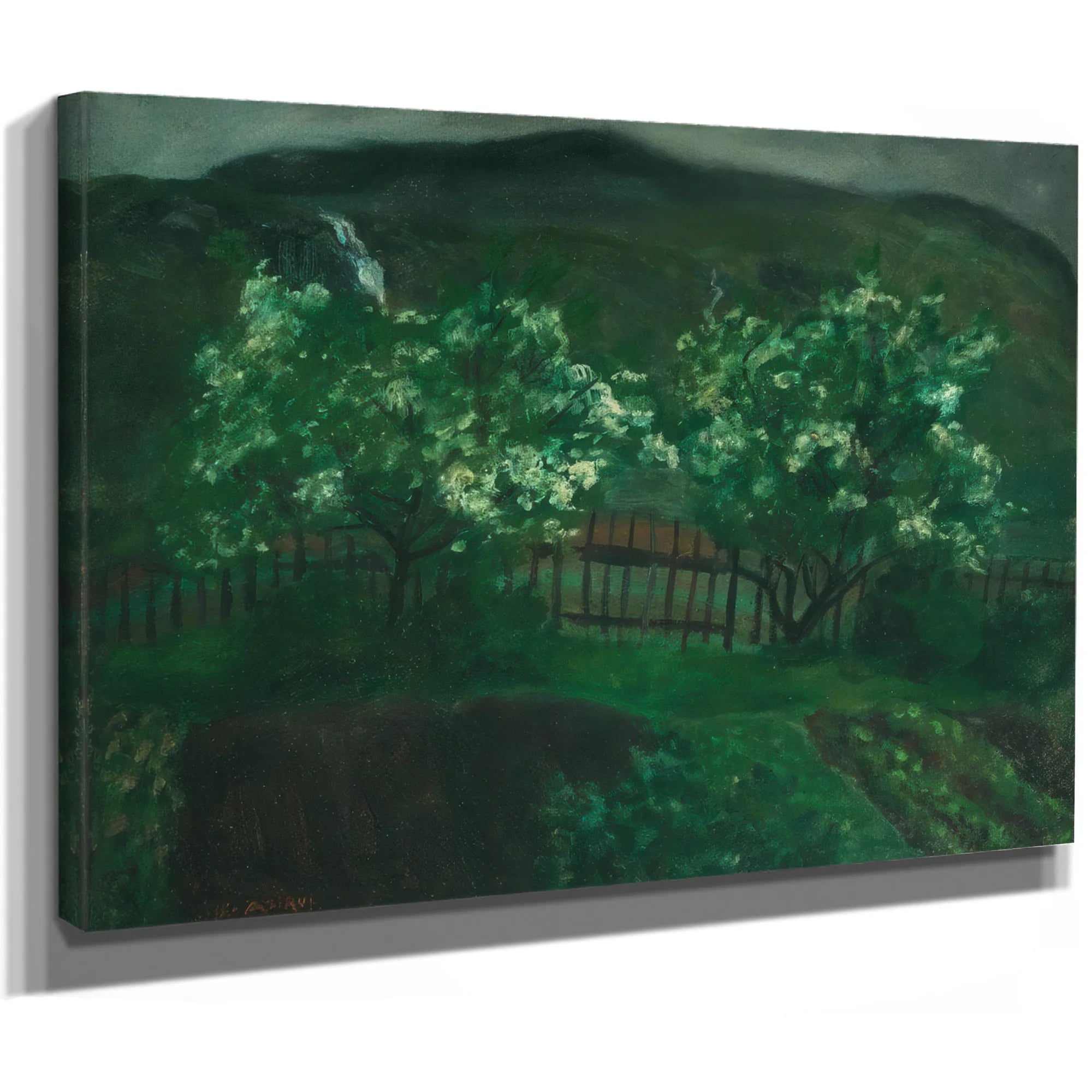 Spring Rain And Cherries By Nicolai Astrup Fine Art Print