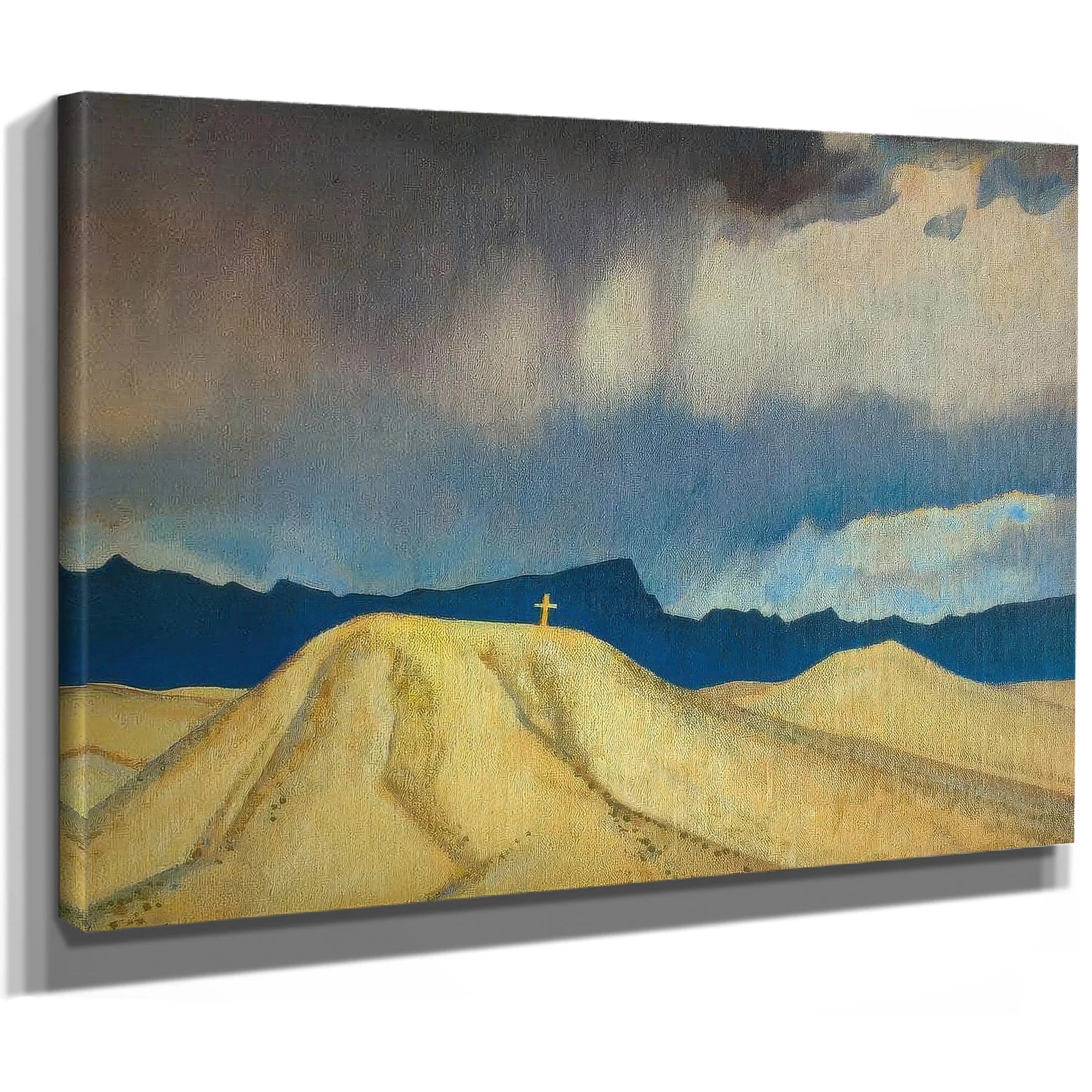 Cross On The Hill By Maynard Dixon Fine Art Print