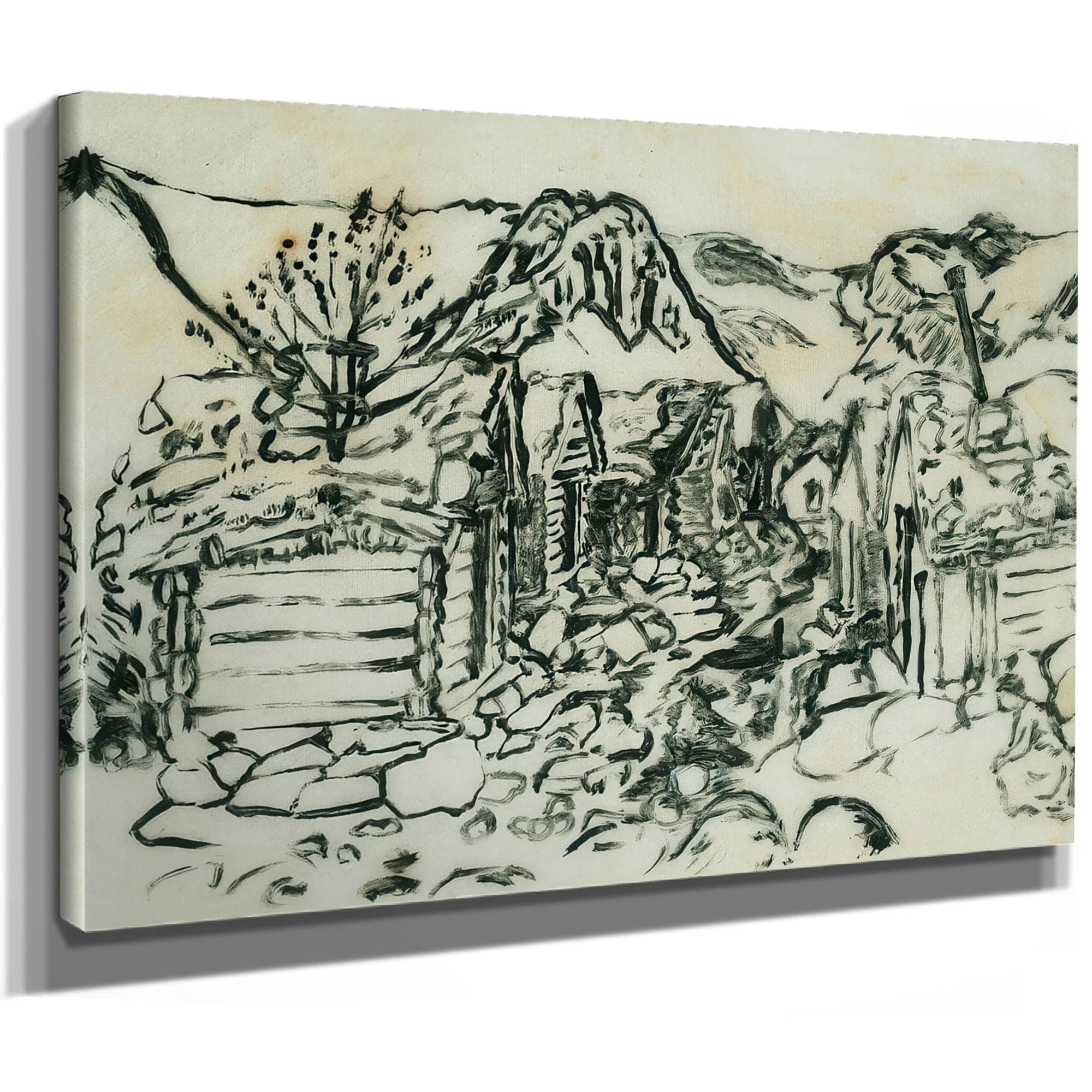The Befring Farms By Nicolai Astrup Fine Art Print