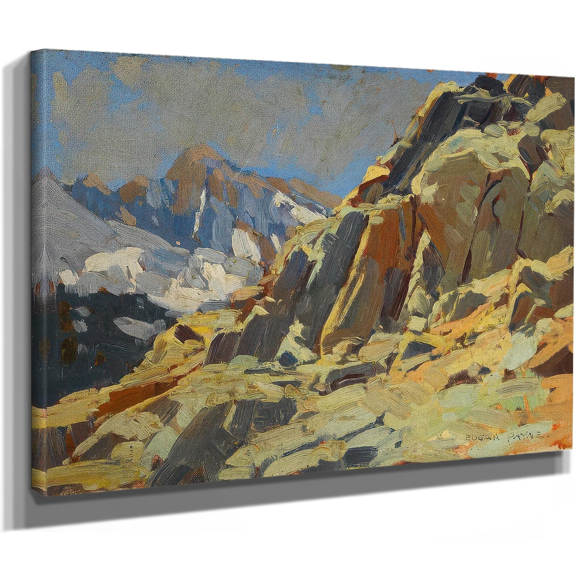 Rocky Crags By Edgar Payne Fine Art Print