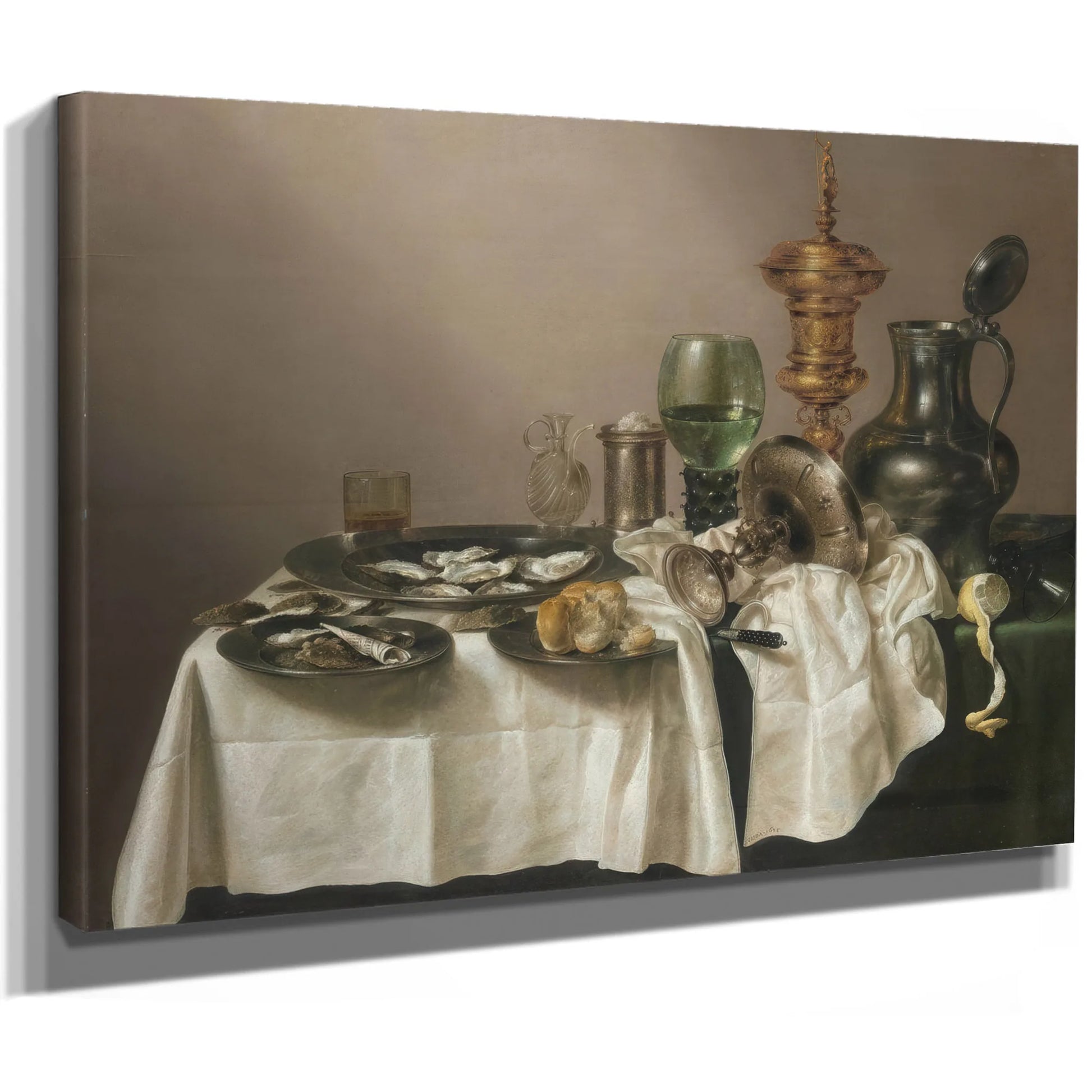 Still Life With Gilt Goblet By Willem Claesz Heda Fine Art Print
