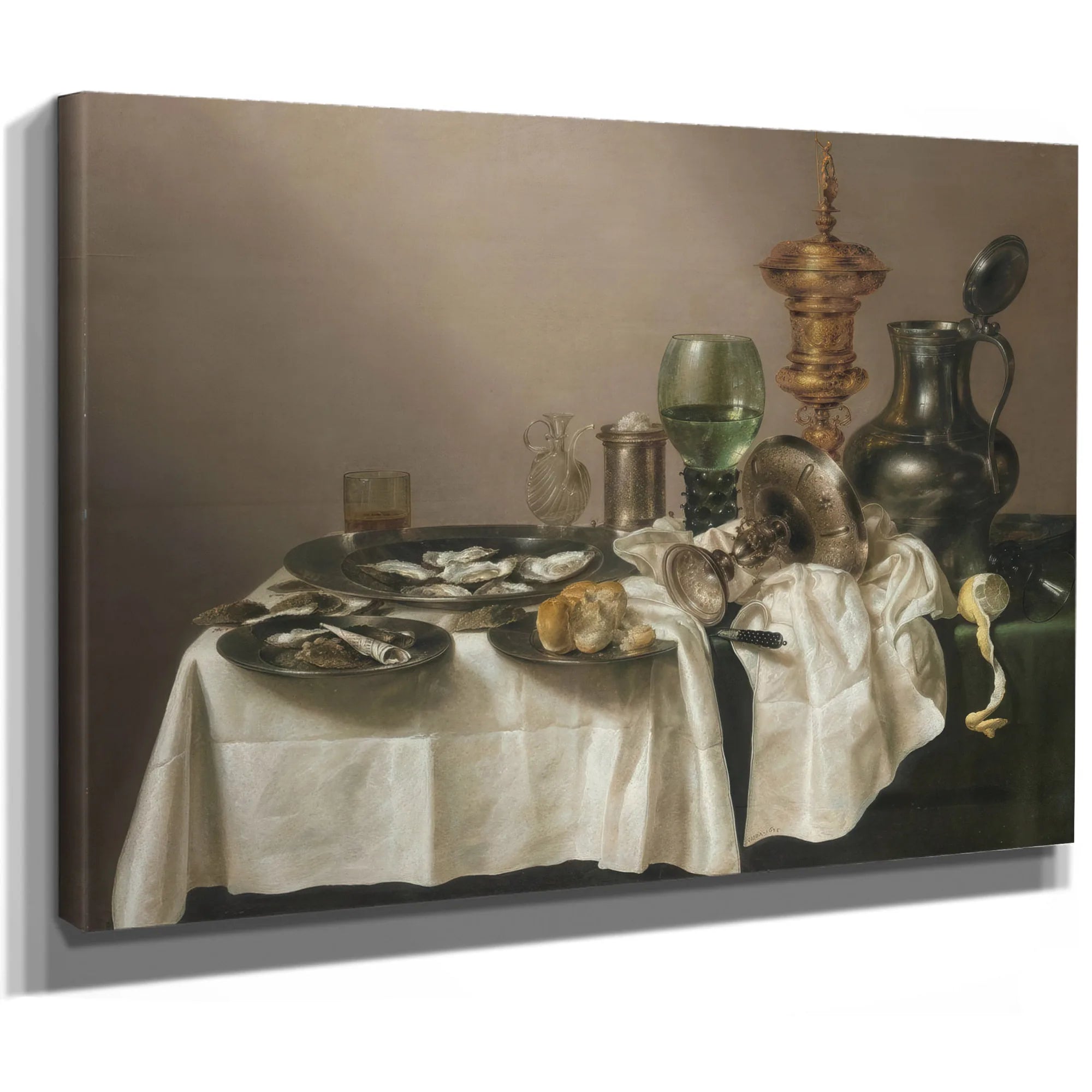 Still Life With Gilt Goblet By Willem Claesz Heda Fine Art Print