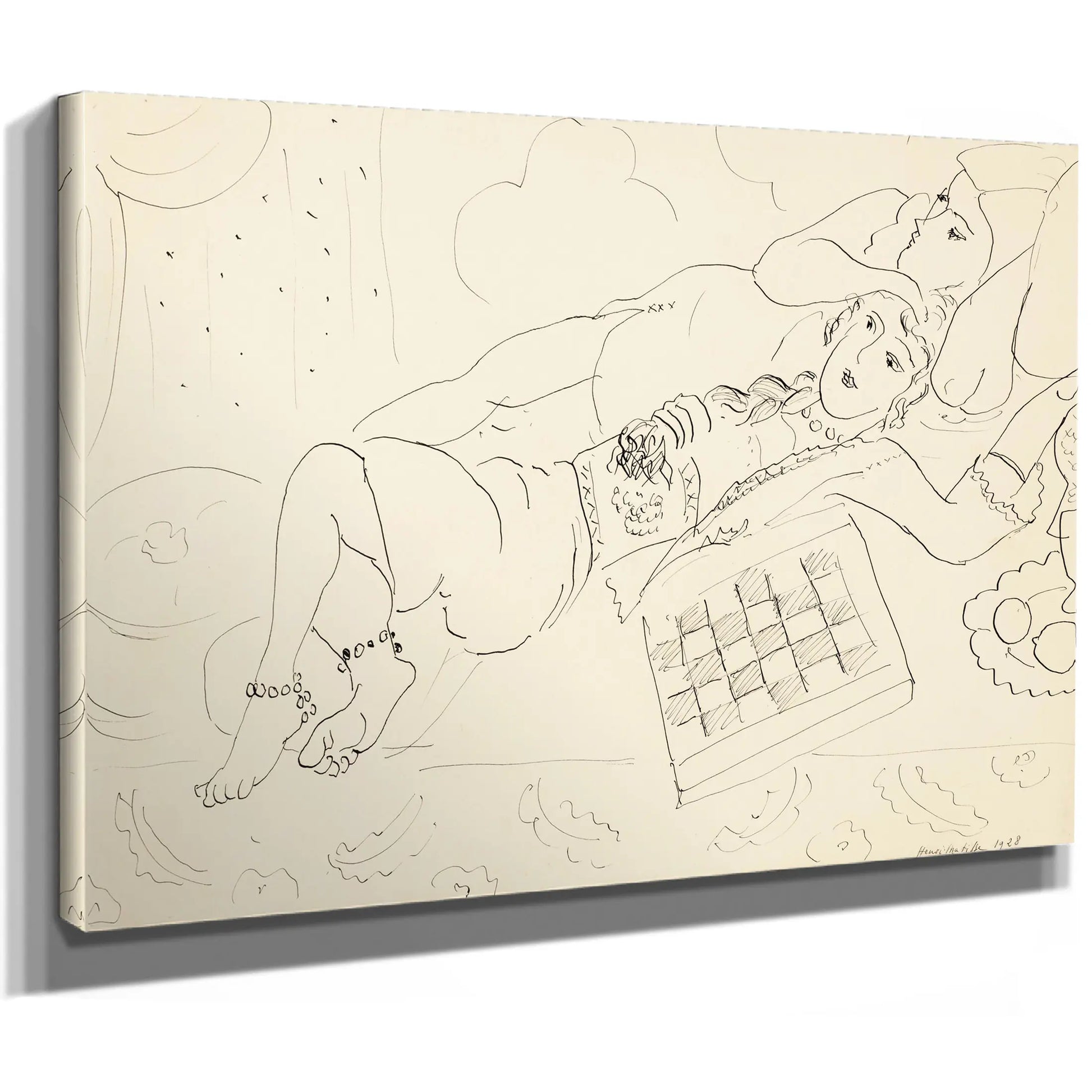 Odalisque With Magnolias 2 by Henri Matisse