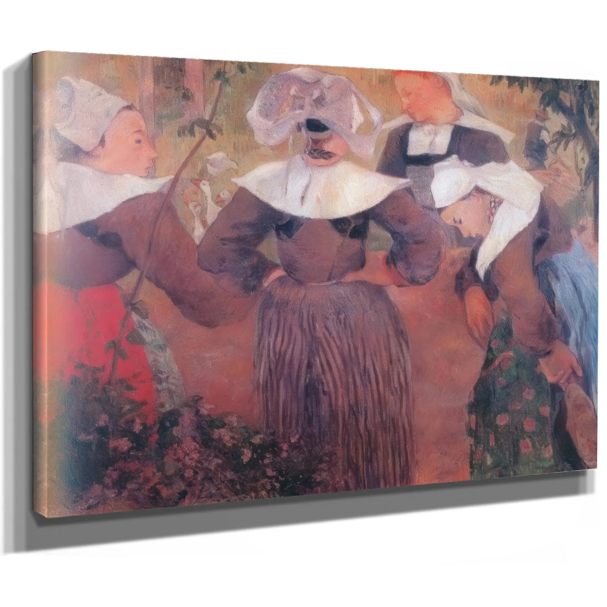 The Four Breton Girls By Paul Gauguin Fine Art Print