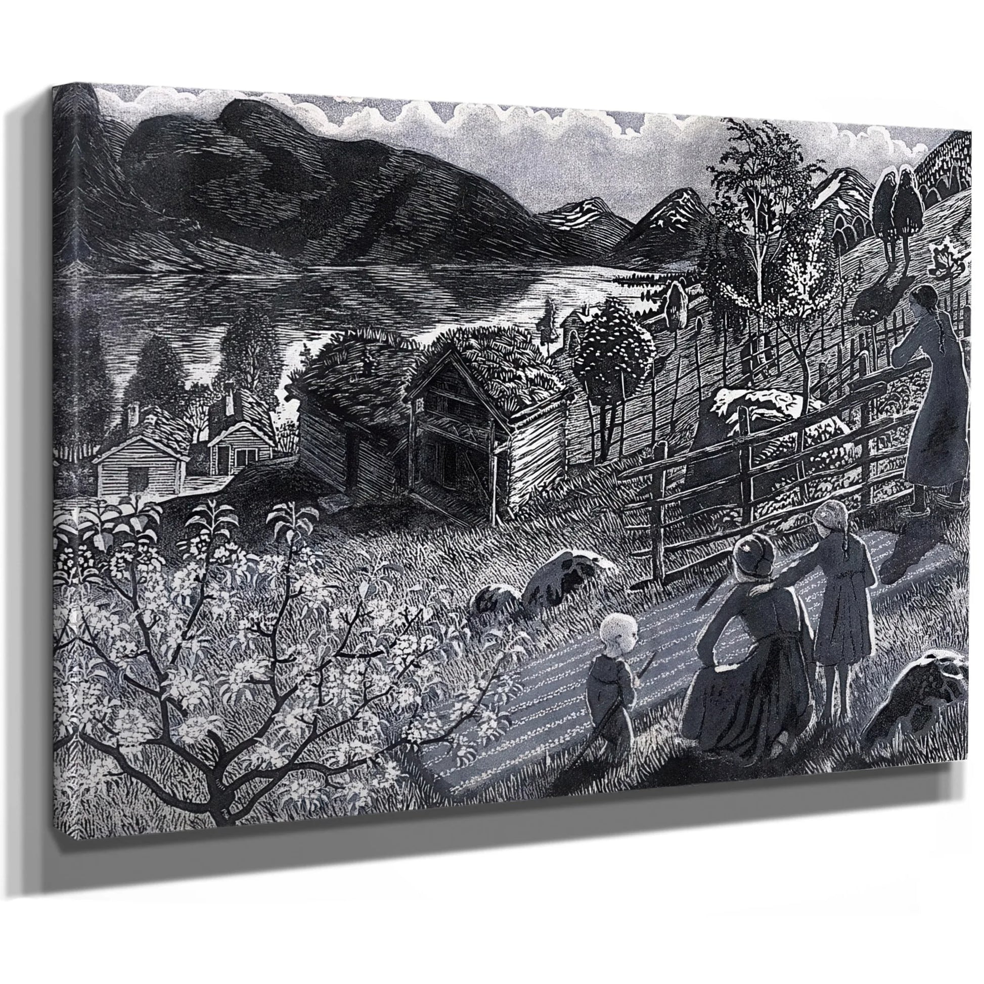 Growing Season At Sandalstrand By Nicolai Astrup Fine Art Print