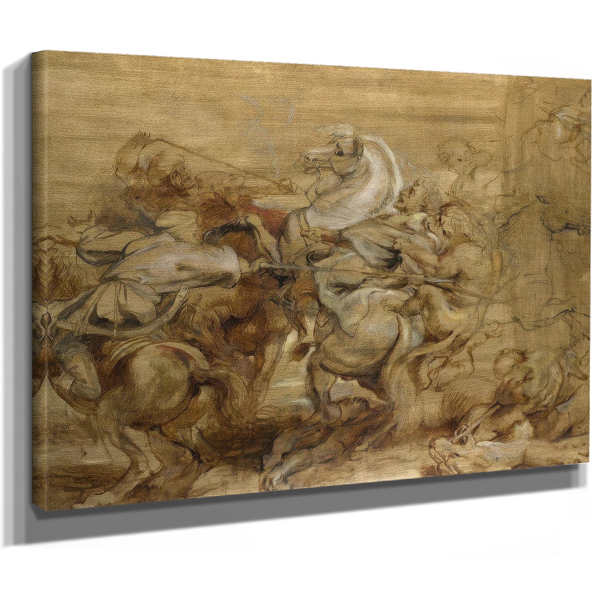 Peter Paul Rubens Sketch For The Lion Hunt 1615 By Peter Paul Rubens Fine Art Print