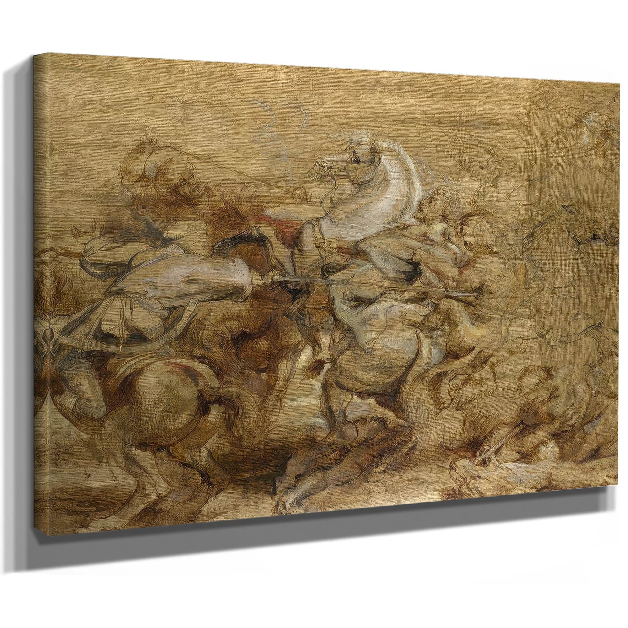Peter Paul Rubens Sketch For The Lion Hunt 1615 By Peter Paul Rubens Fine Art Print