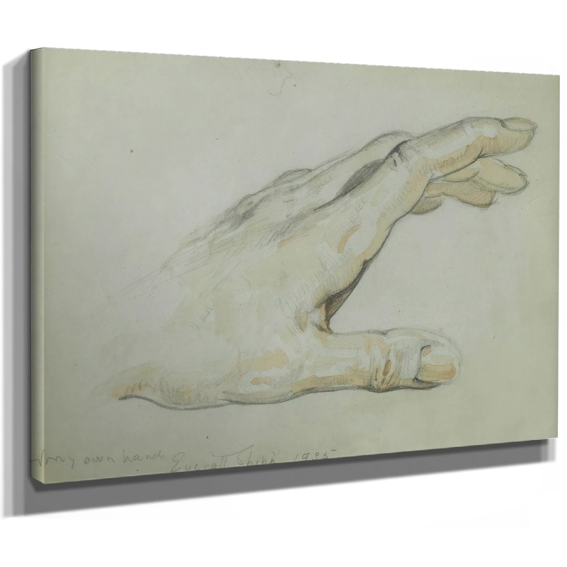 My Own Hand 1935 By Everett Shinn Fine Art Print