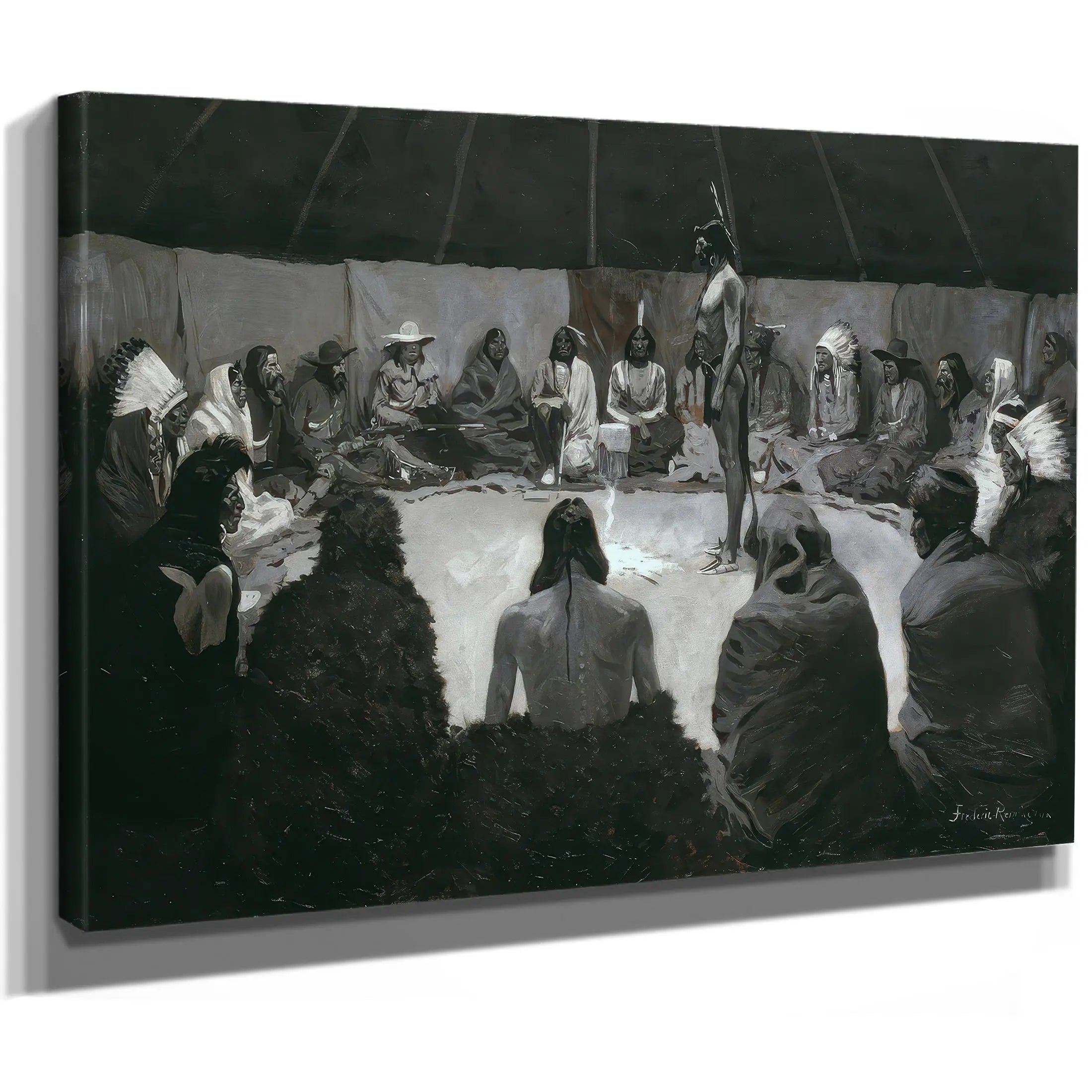 I Will Tell The White Man C Oil On Canvas by Frederic Remington
