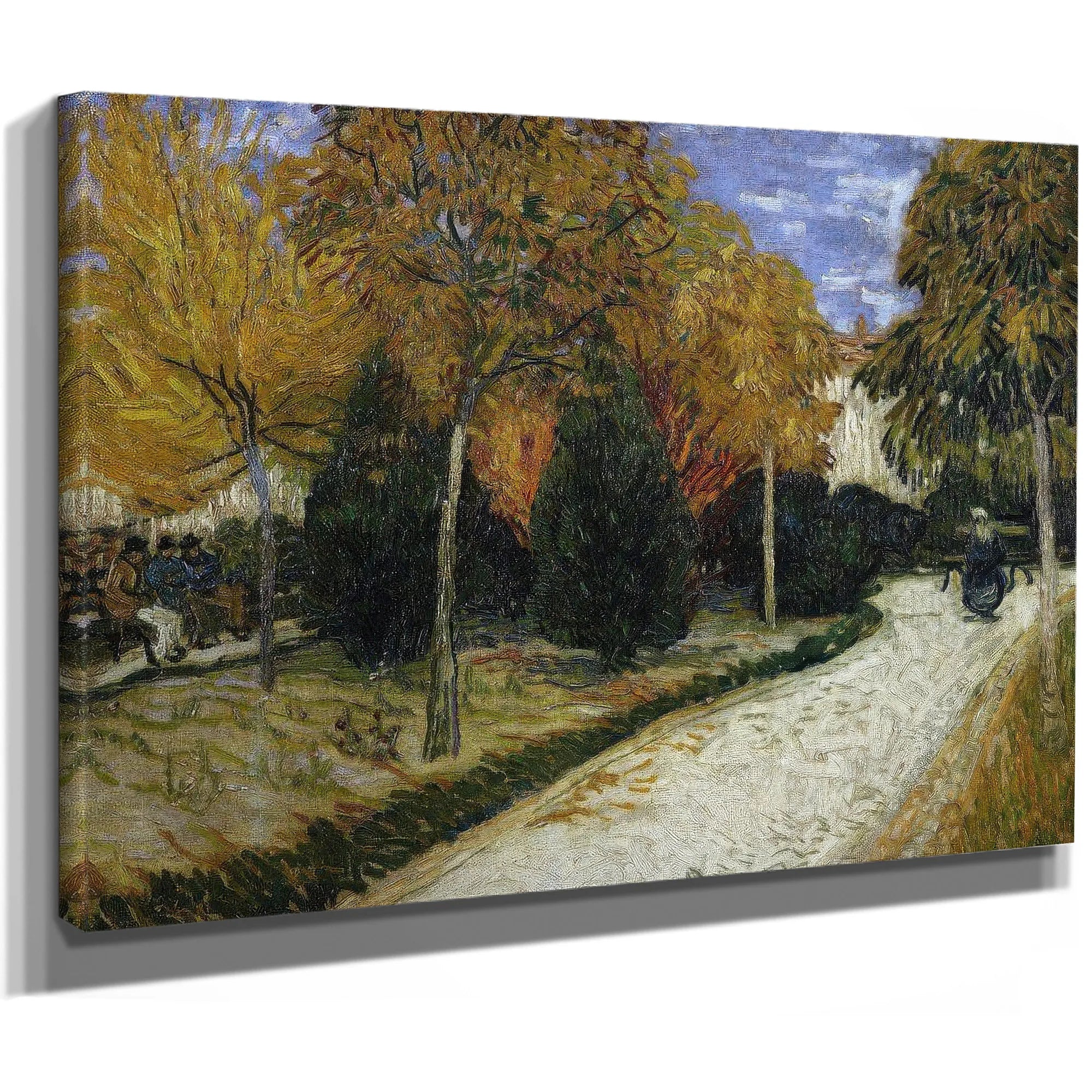 The Public Garden By Vincent Van Gogh Fine Art Print