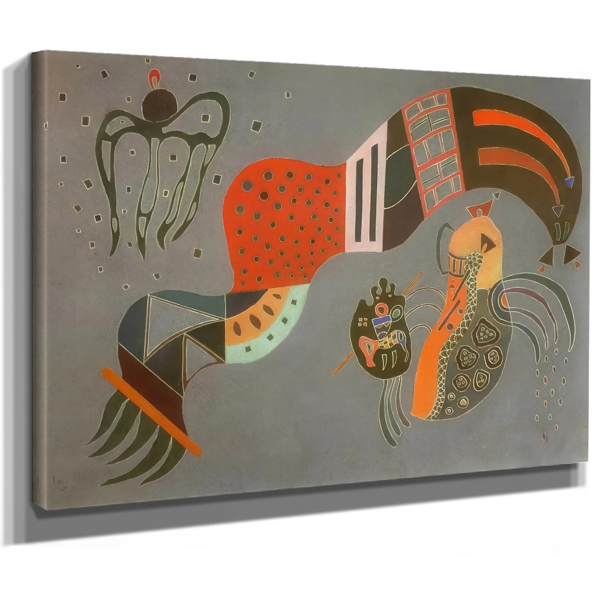 Tempered Elan 1944 By Wassily Kandinsky Fine Art Print