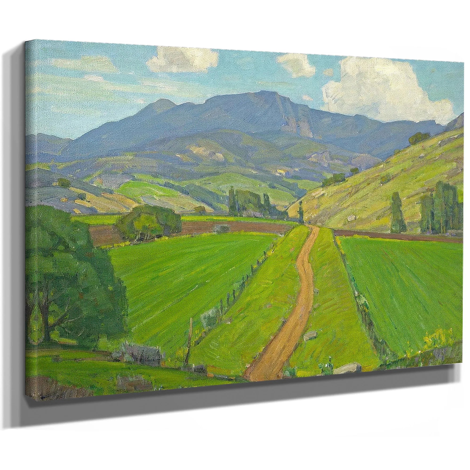 A Trickle Of Road By William Wendt Fine Art Print