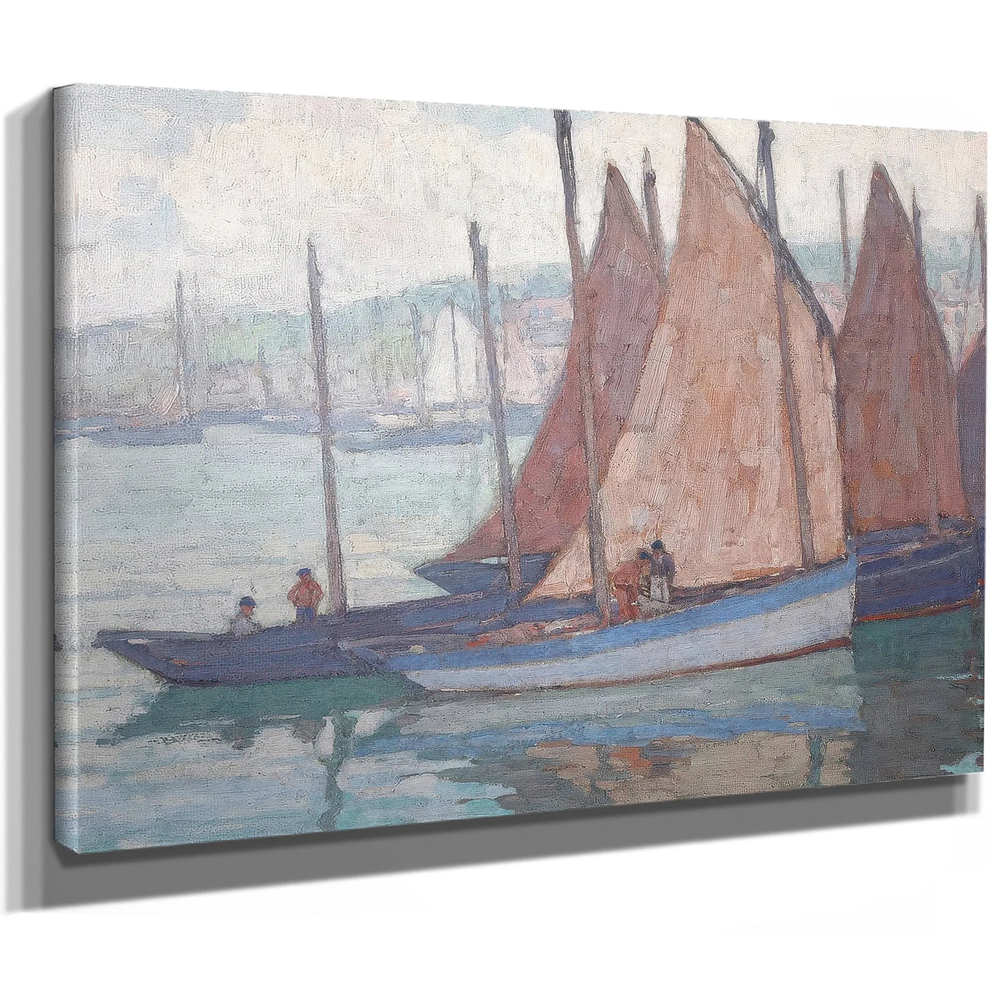 Sardine Boats (Gray Day) By Edgar Payne Fine Art Print