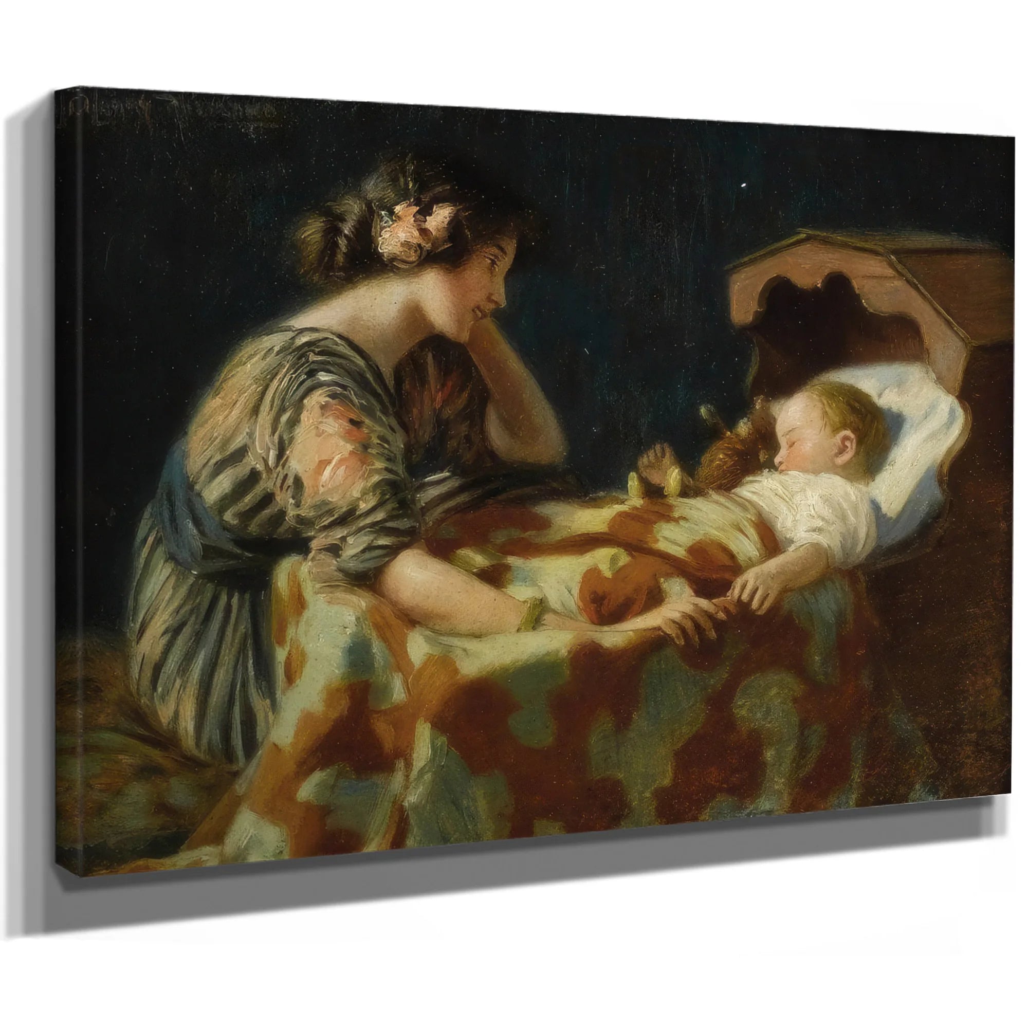The Light Of The Home By Harry Roseland Fine Art Print