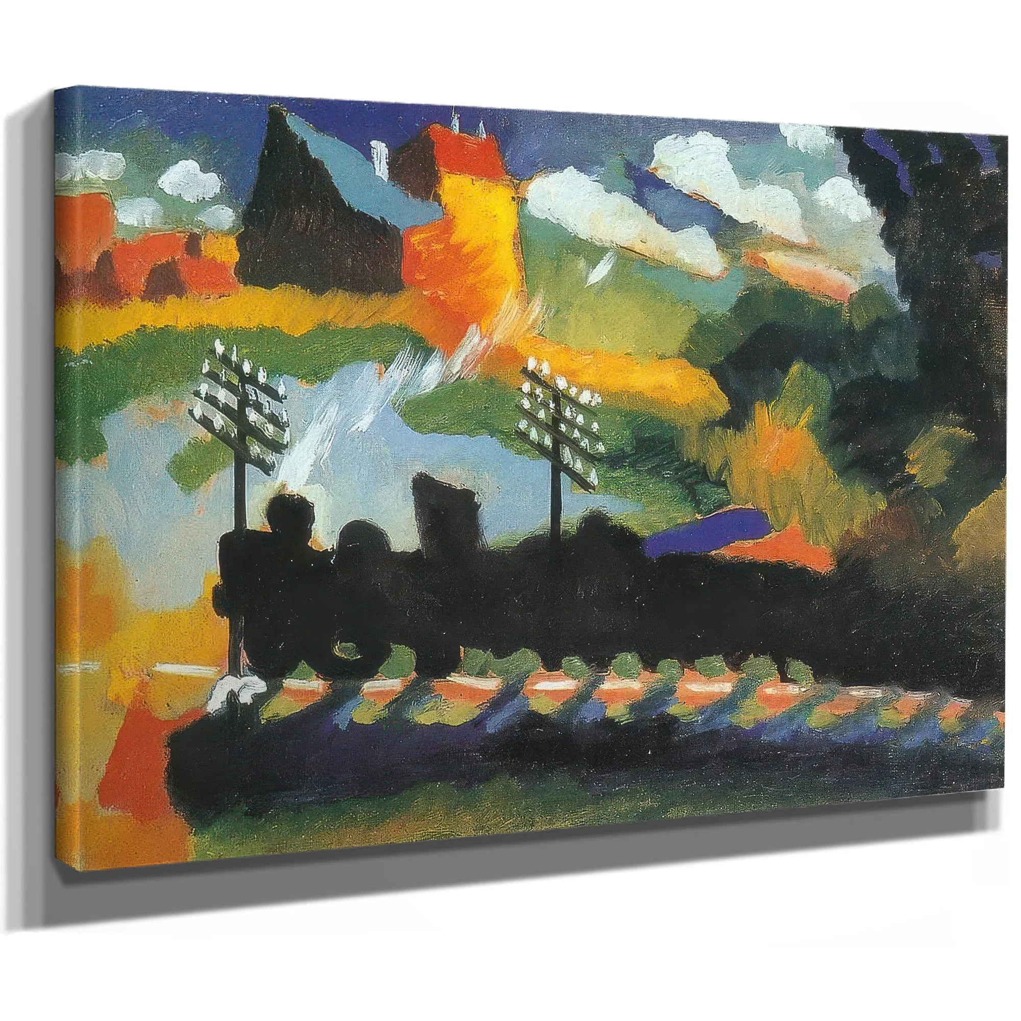 Murnau View With Railway By Wassily Kandinsky Fine Art Print