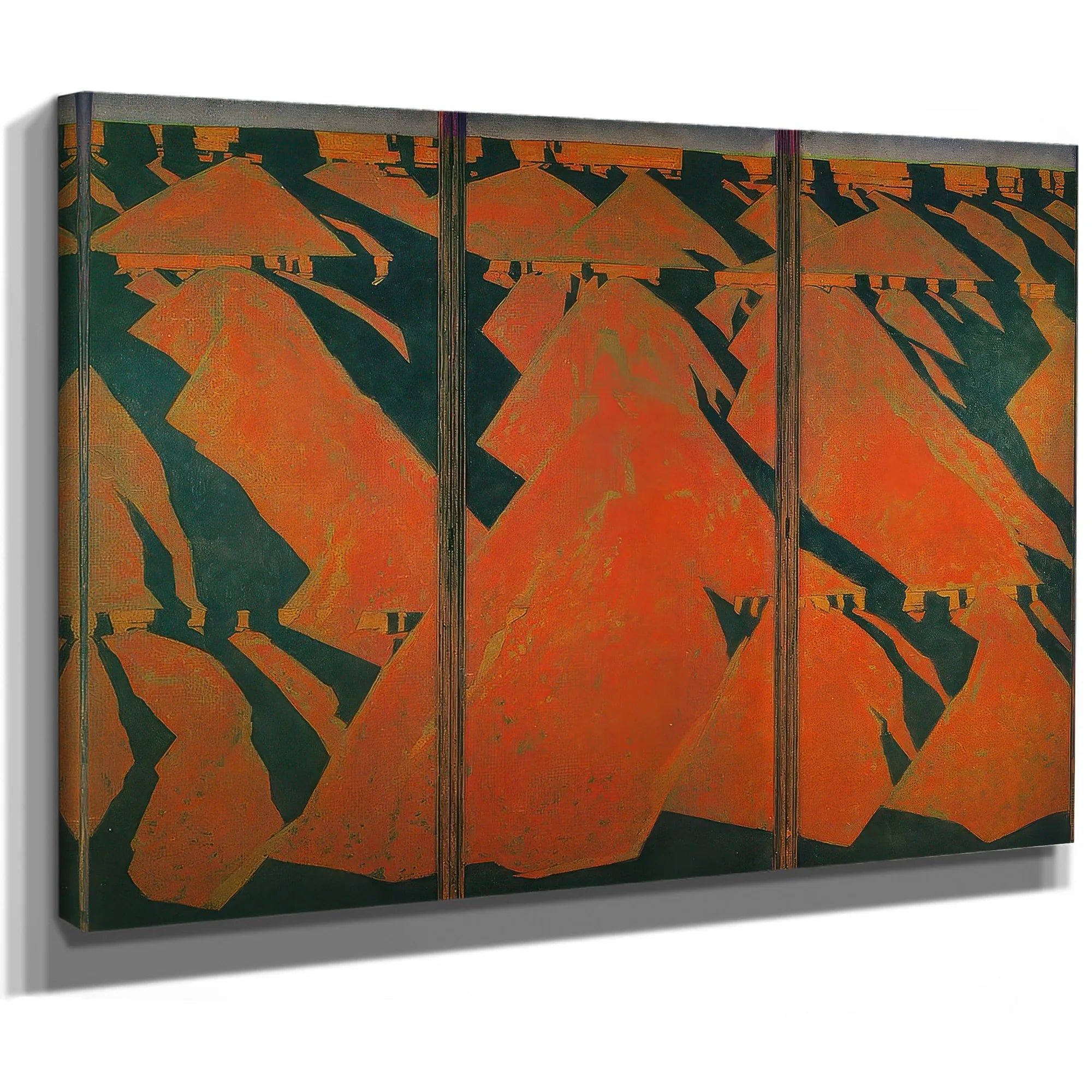 Study In Cubist Realism By Maynard Dixon Fine Art Print