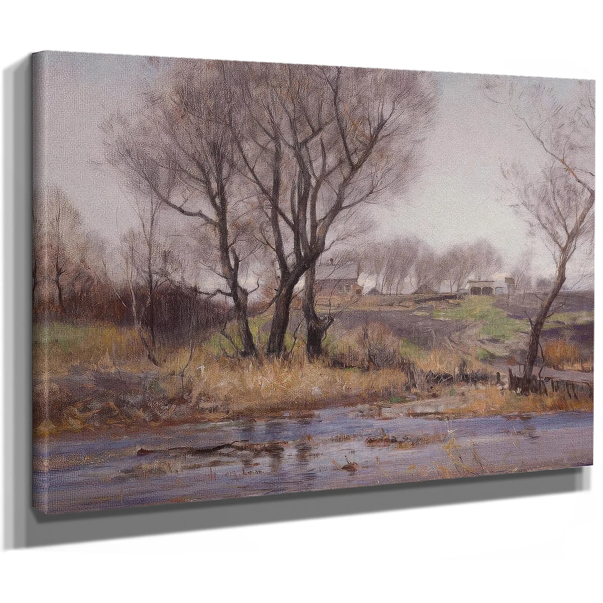 Owens Valley Farm By William Wendt Fine Art Print