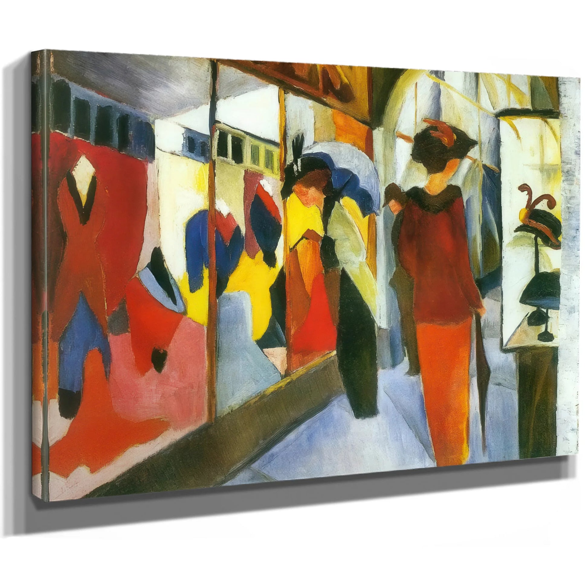 Fashion Shop By August Macke Fine Art Print