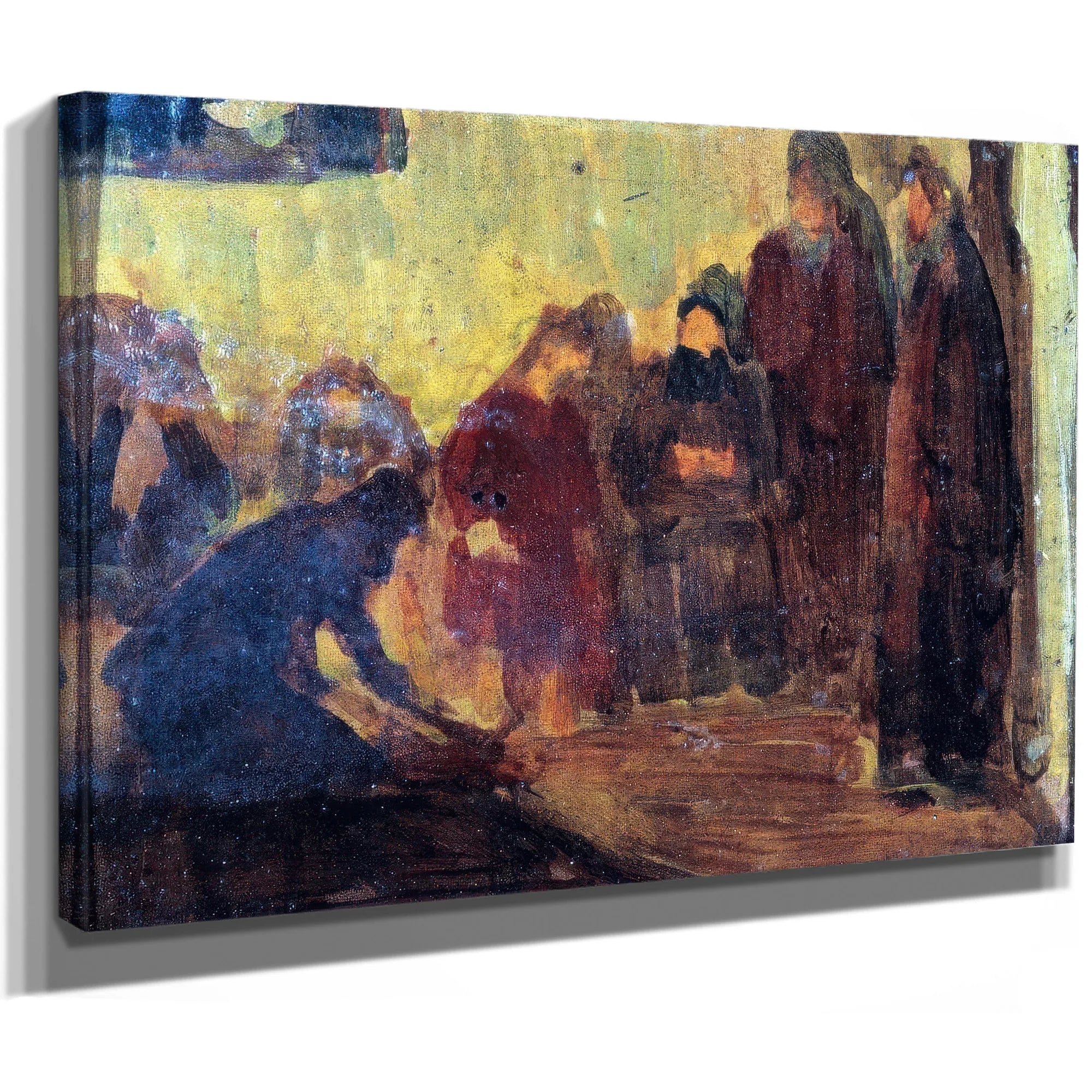 Study, Christ Washing The Feet Of The Disciples By Henry Ossawa Tanner Fine Art Print