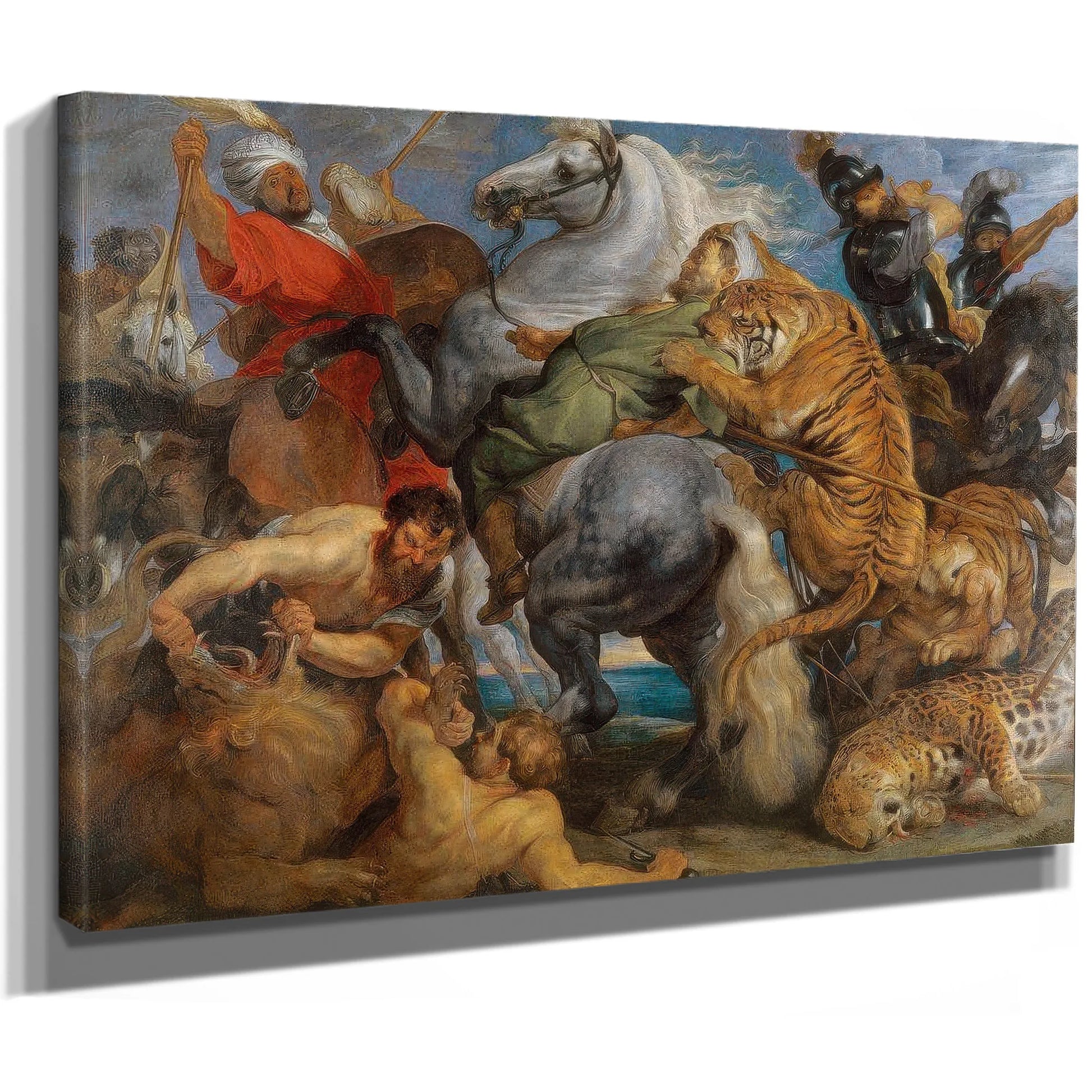 Peter Paul Rubens The Tiger Hunt 1616 (1) By Peter Paul Rubens Fine Art Print