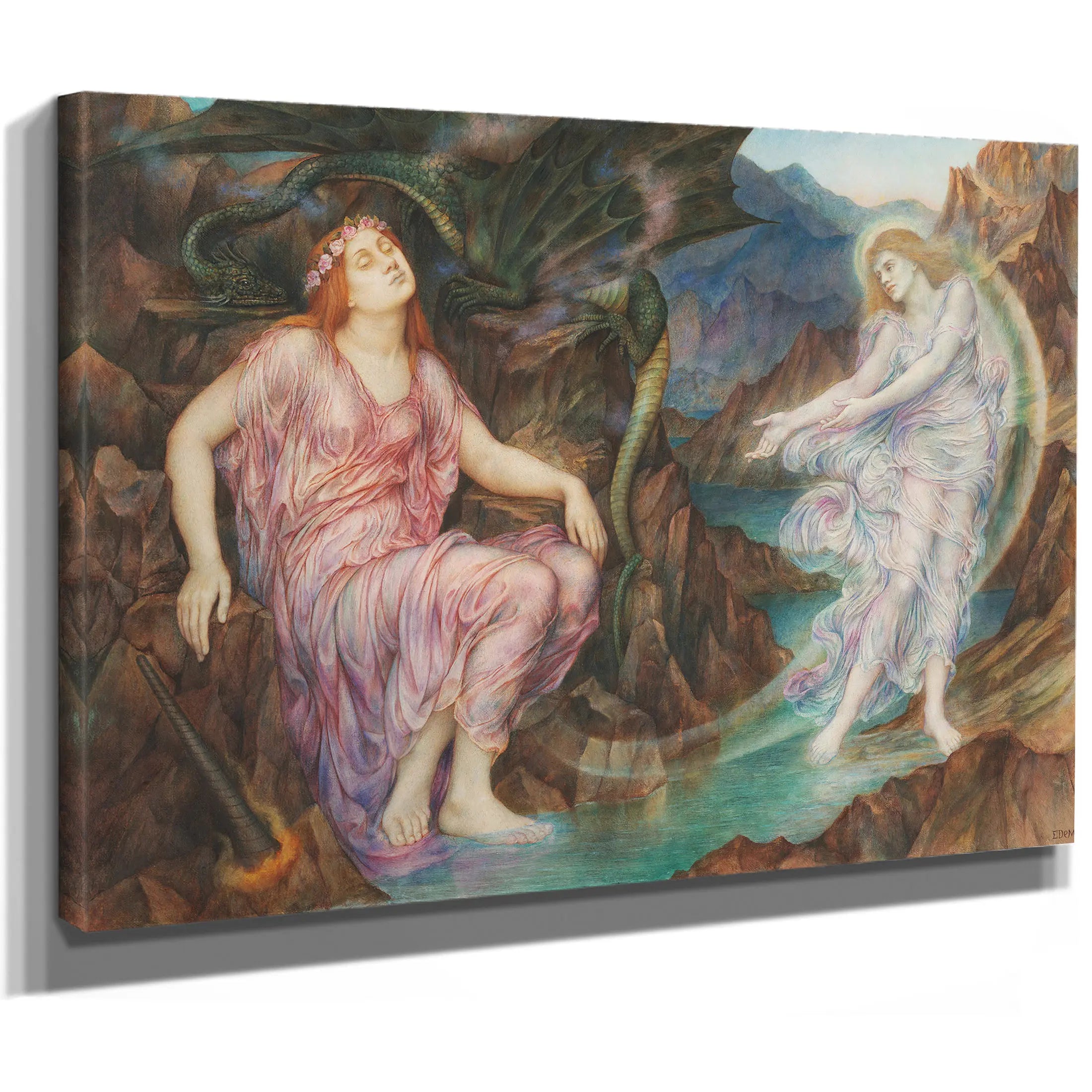 The Passing Of The Soul At Death by Evelyn De Morgan