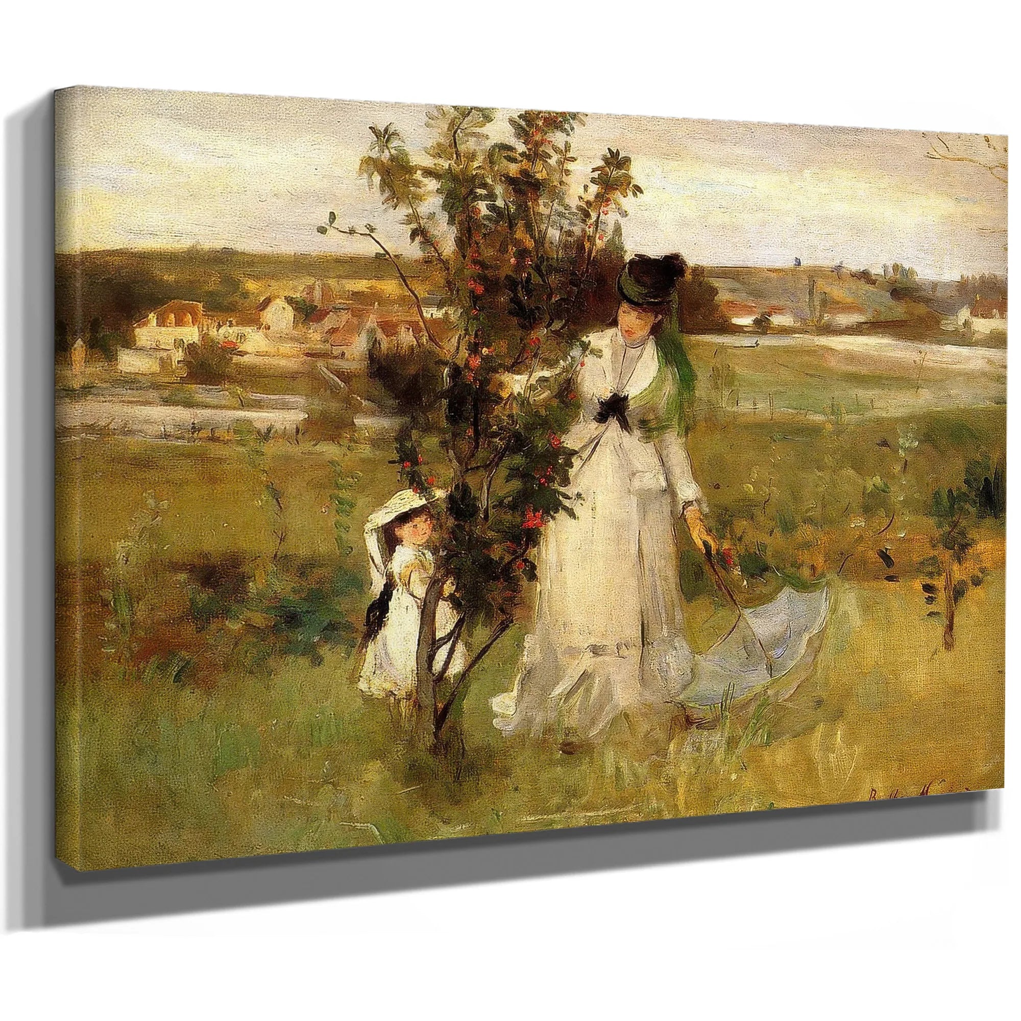 Hide And Seek 1873 Oil On Canvas By Berthe Morisot Fine Art Print