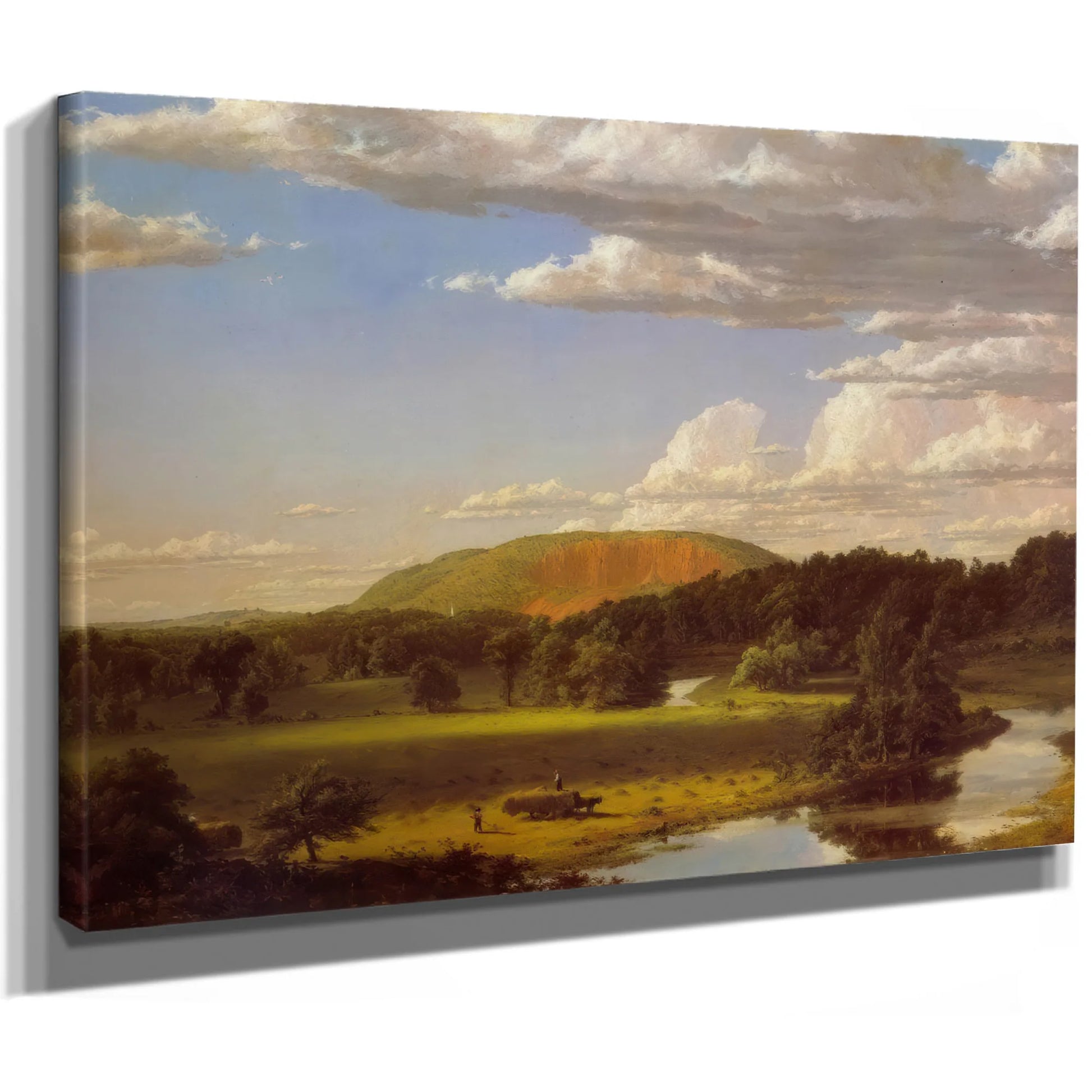 West Rock, New Haven By Frederic Edwin Church Fine Art Print