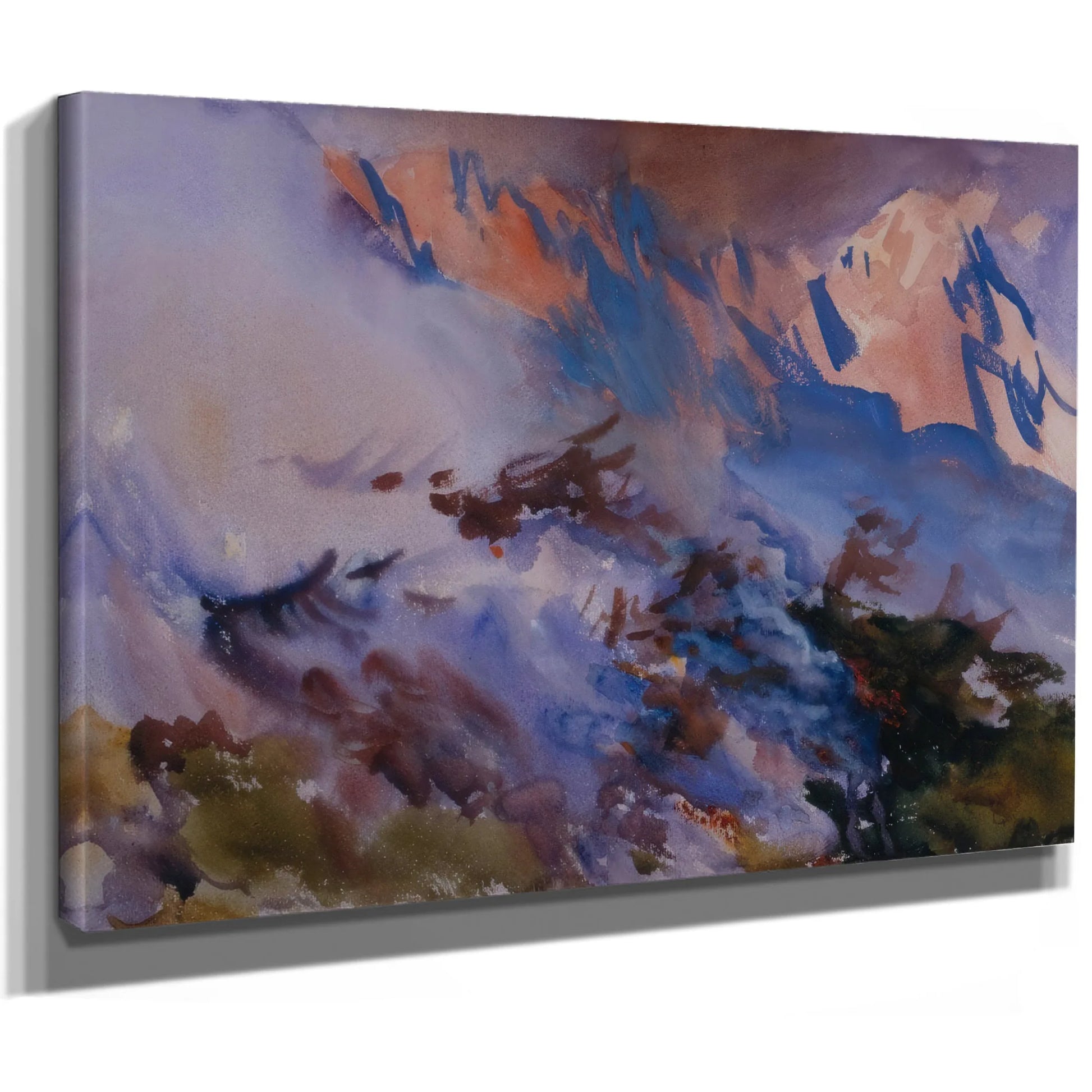 Mountain Fire By John Singer Sargent Fine Art Print