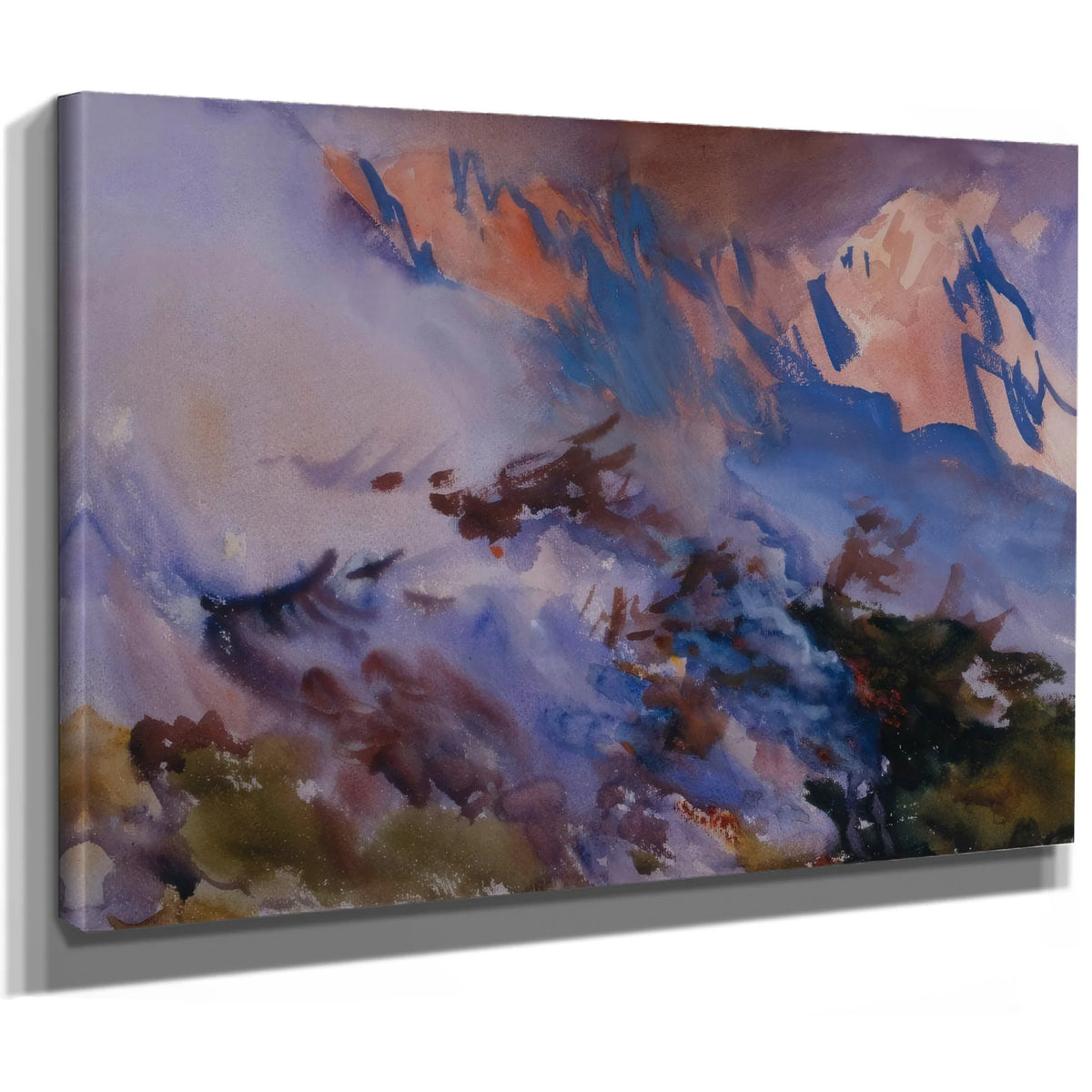 Mountain Fire By John Singer Sargent Fine Art Print