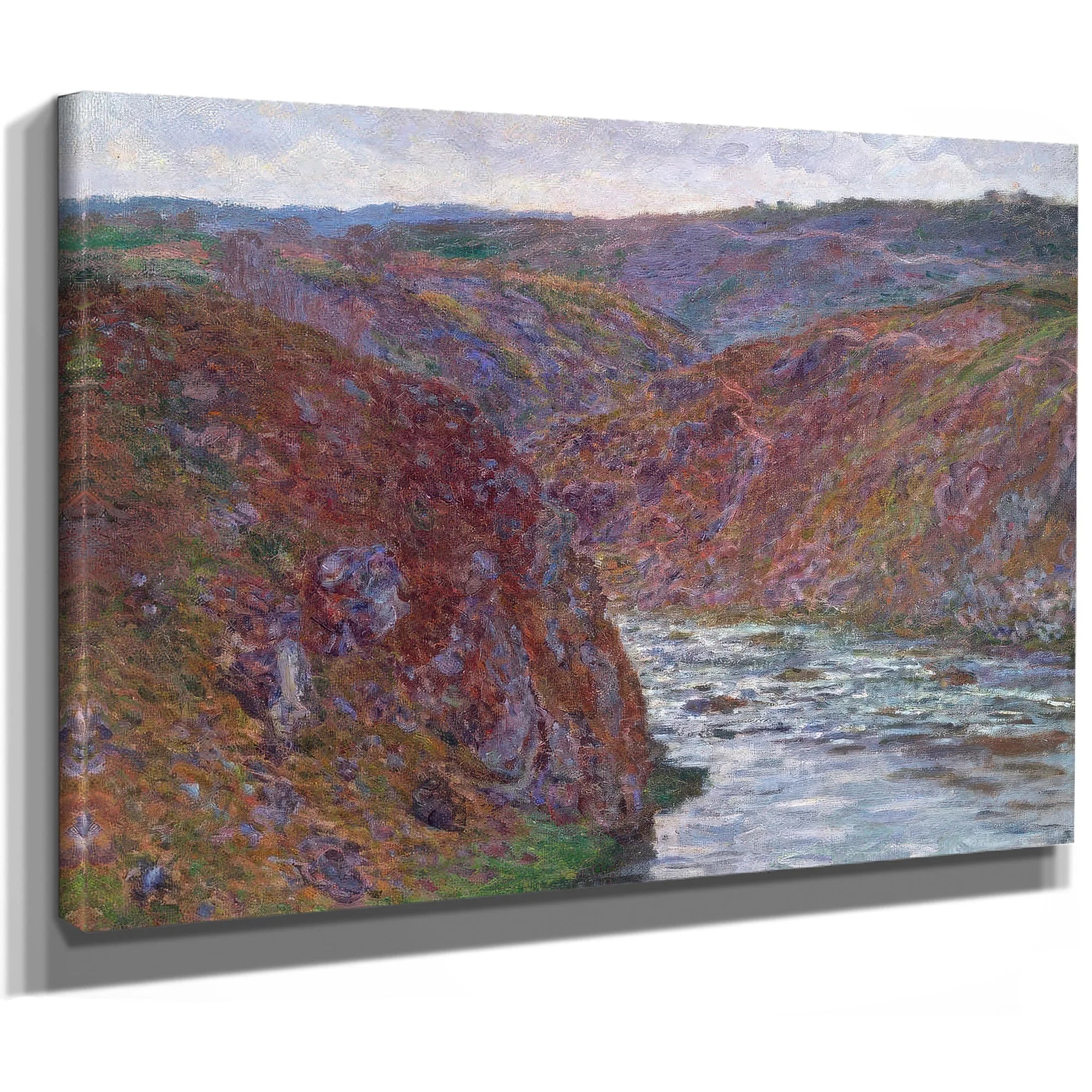 Valley Of The Creuse (Gray Day) By Claude Monet Fine Art Print