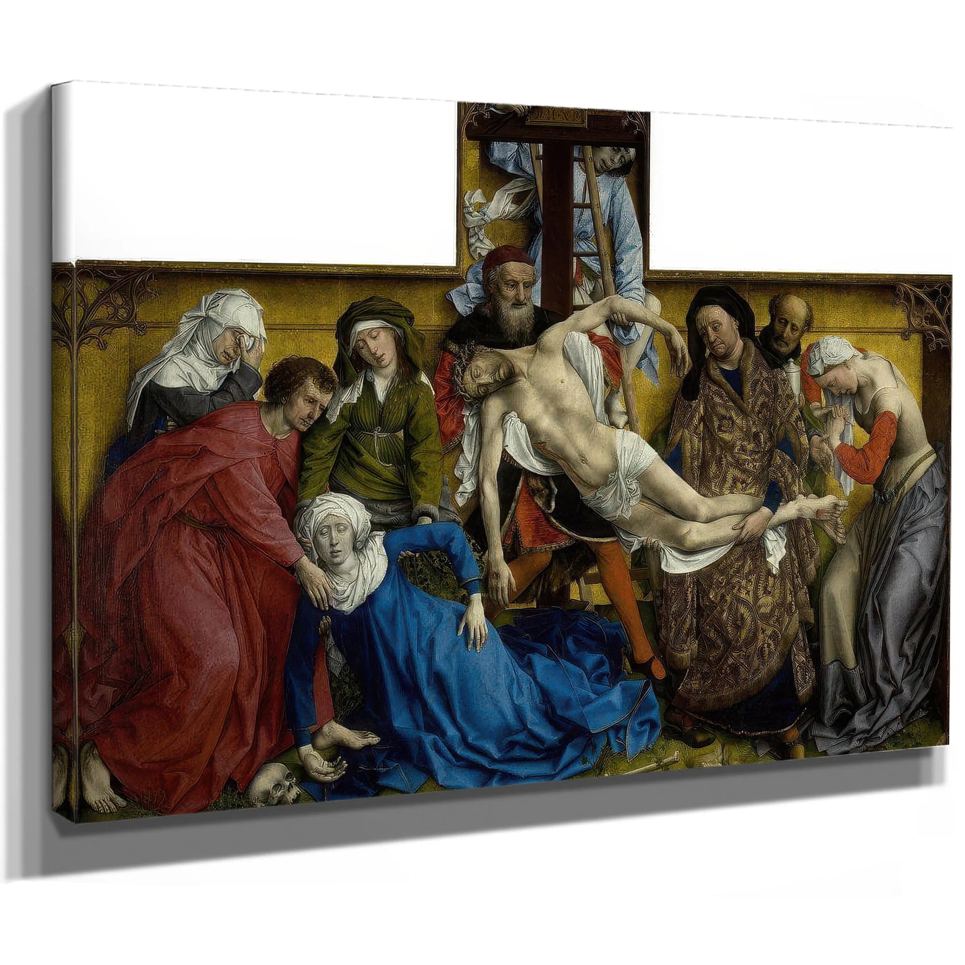 The Descent From The Cross 1438 By Rogier Van Der Weyden Fine Art Print
