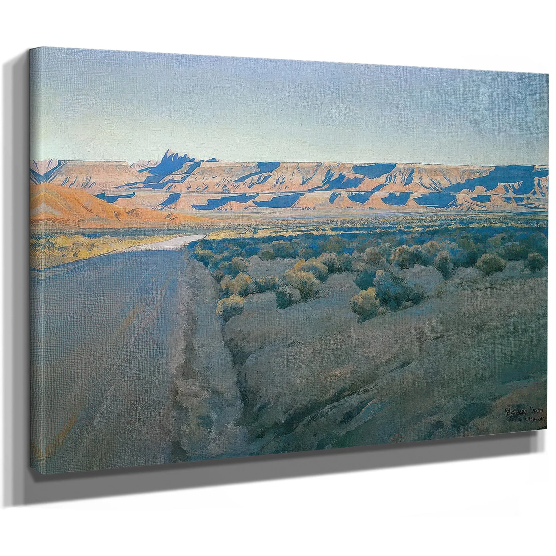 Approach At Zion By Maynard Dixon Fine Art Print