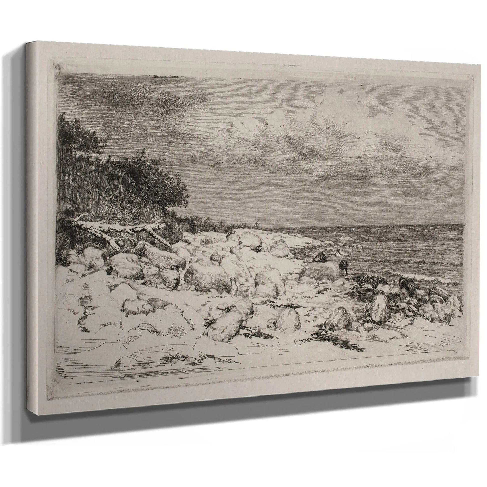Stenet Strandbred by Carl Bloch