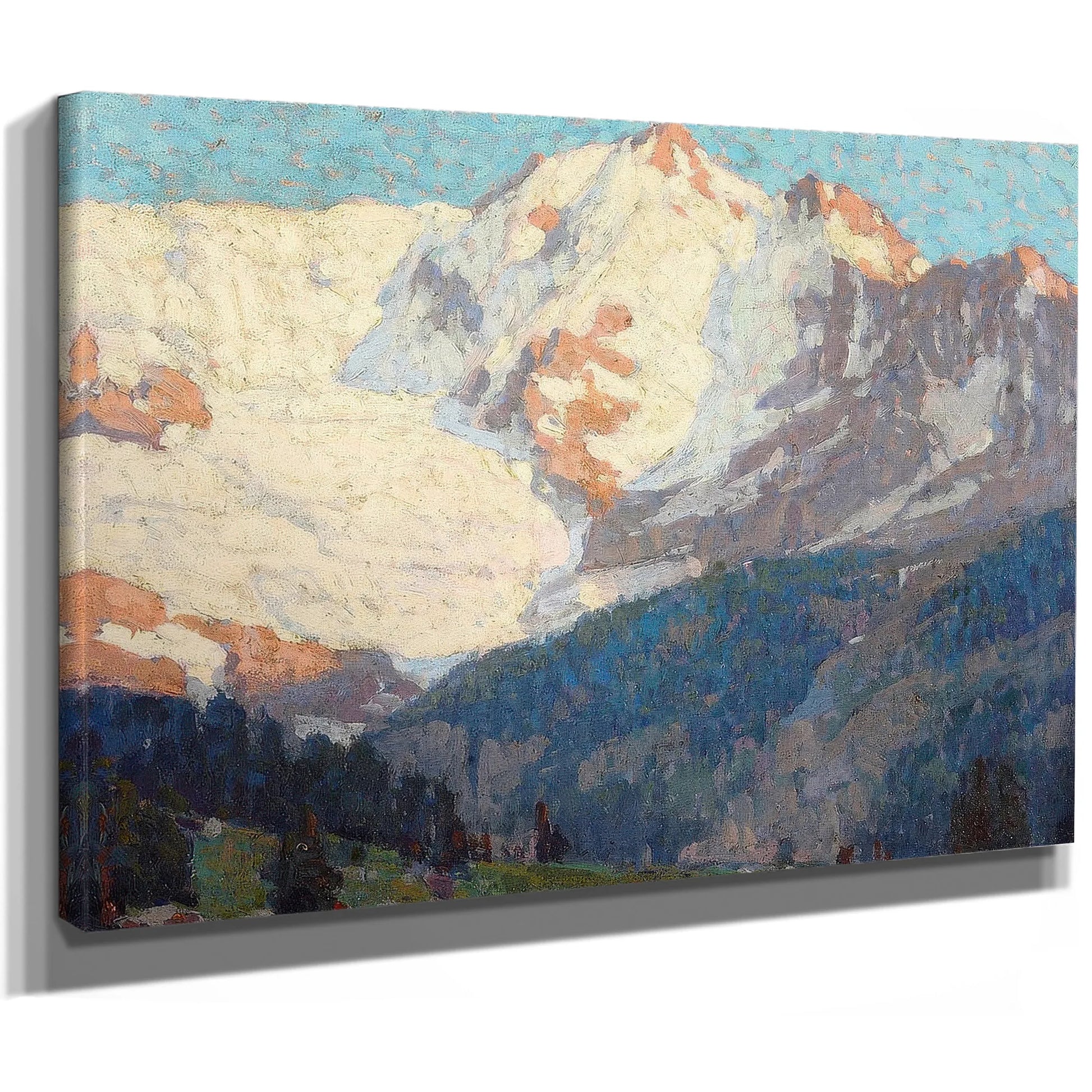 Alpine Glaciers By Edgar Payne Fine Art Print