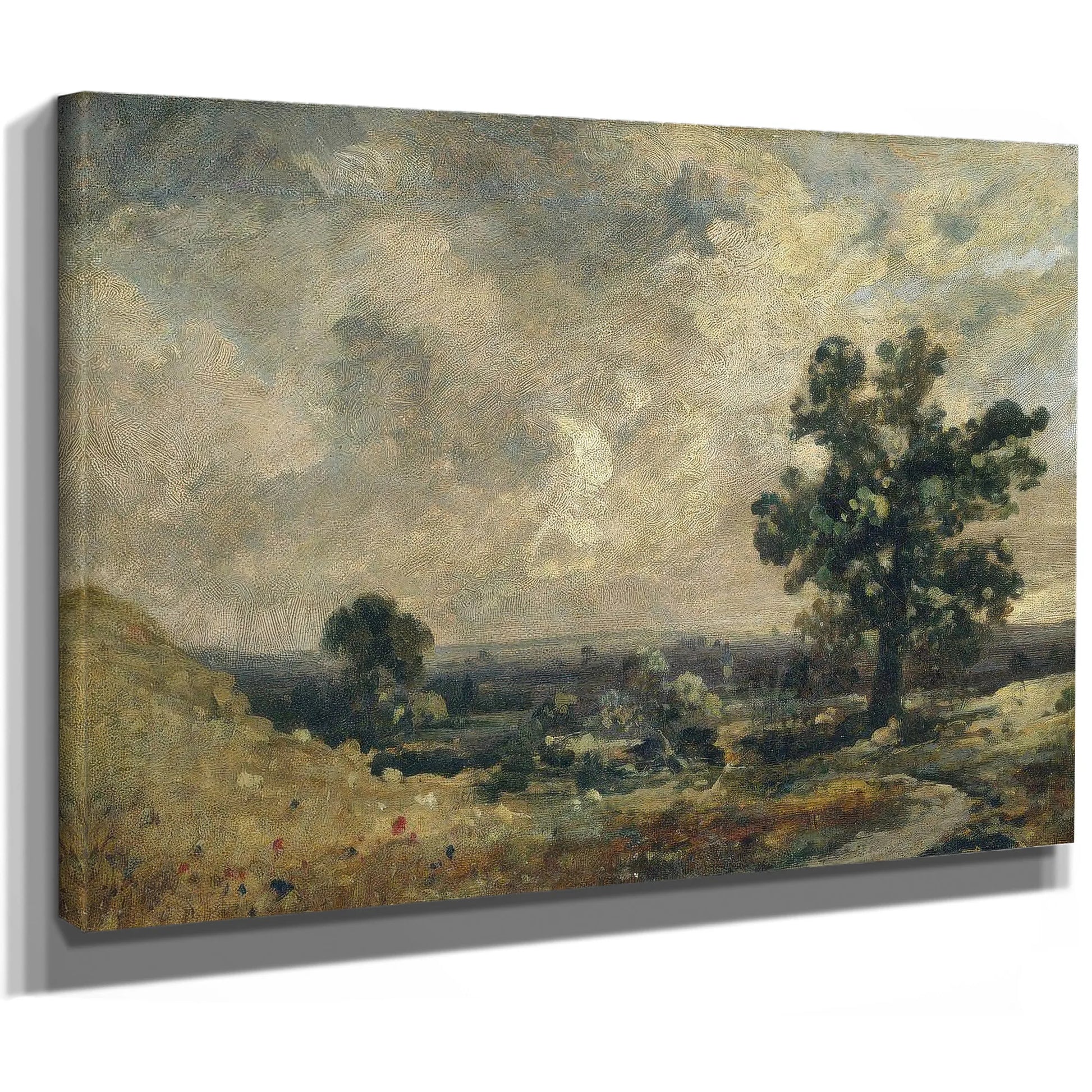 English Landscape Undated By John Constable Fine Art Print