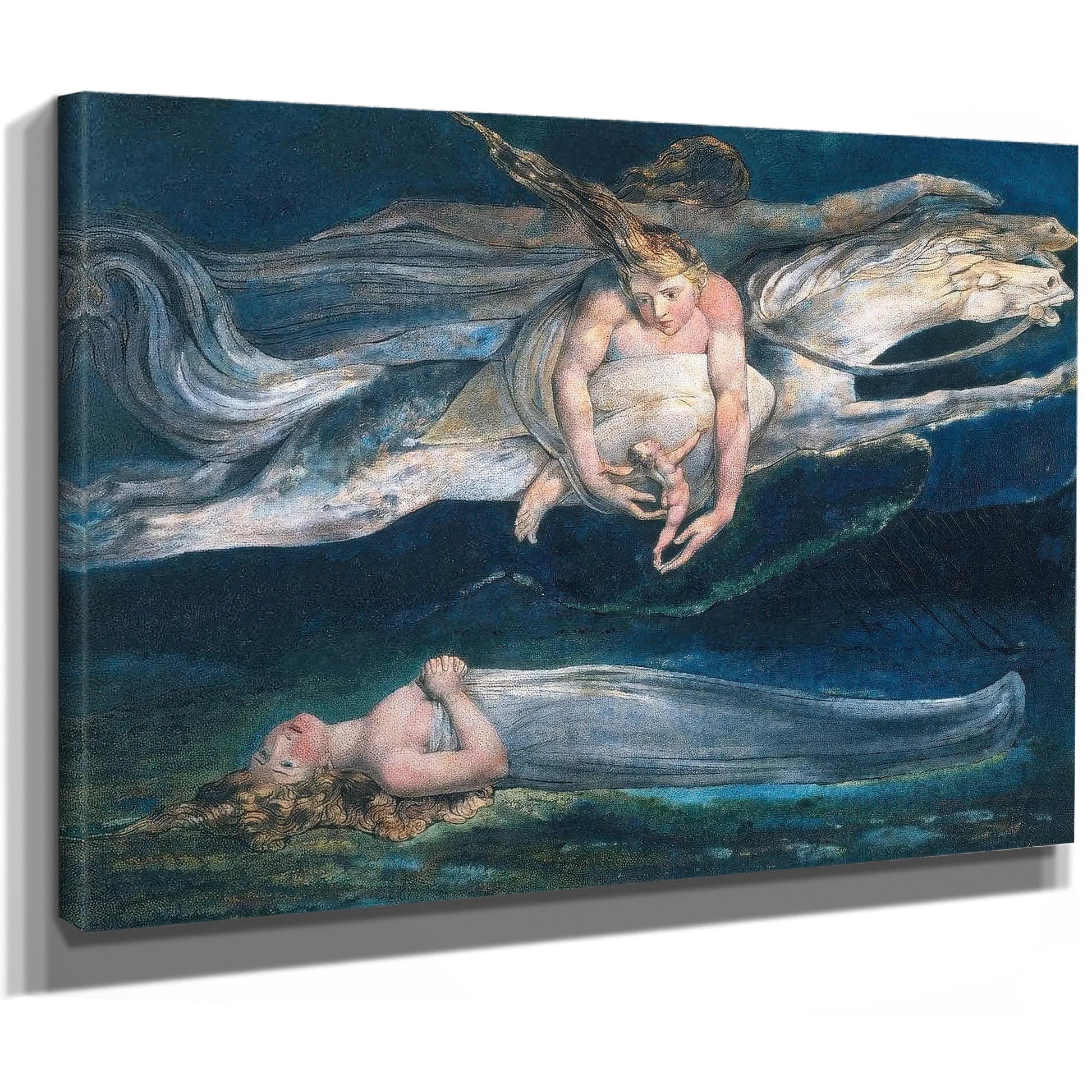 Pity 1795 Etching Watercolor 42 2X52 7Cm Met 1 By William Blake Fine Art Print