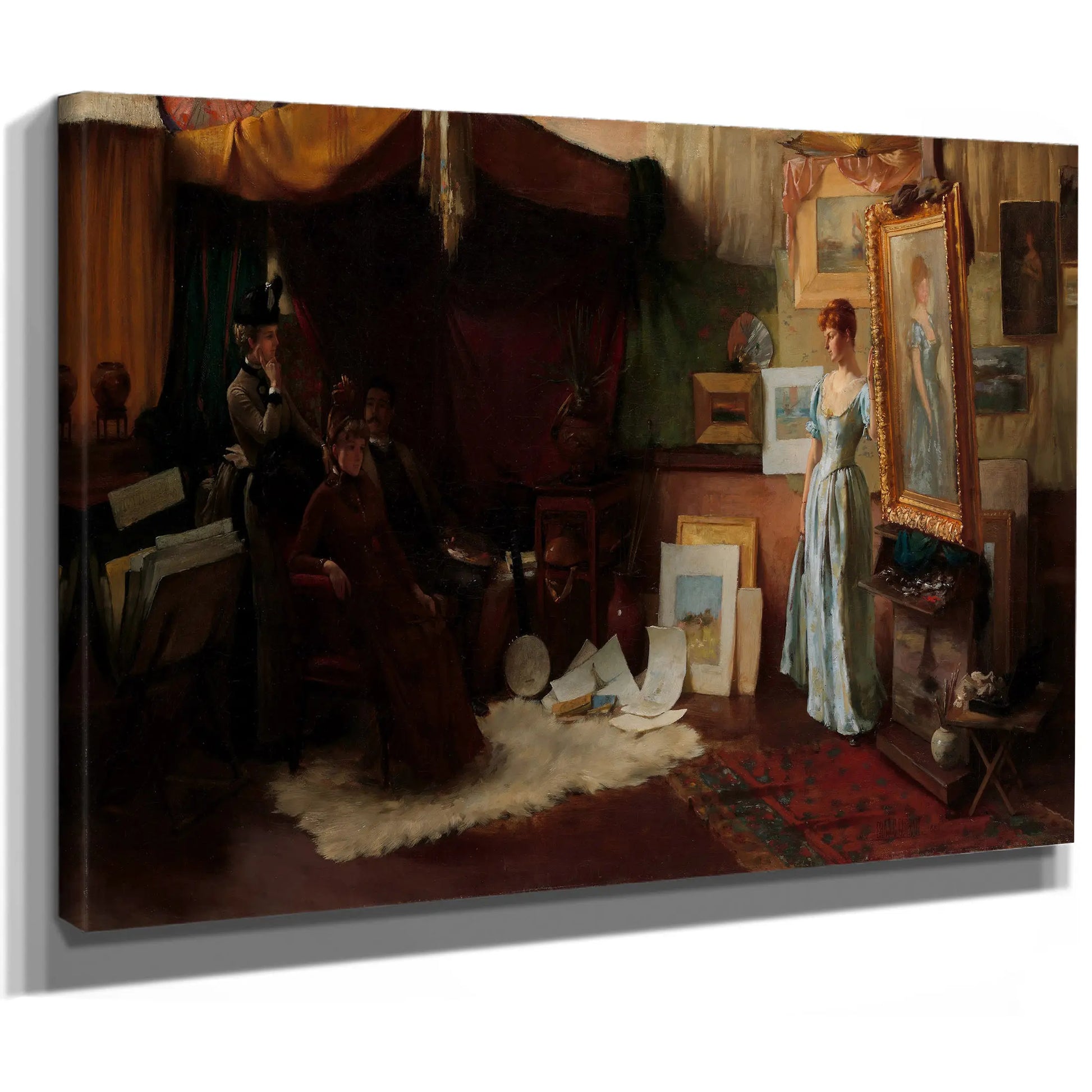Fair Critics (1887) by Charles Courtney Curran
