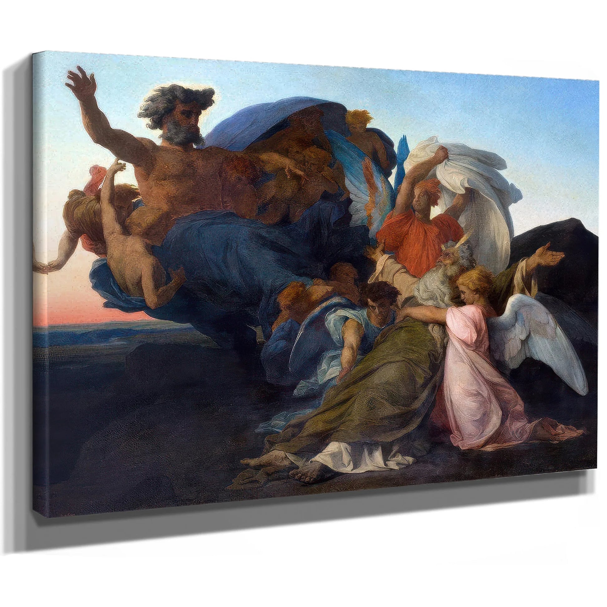 Death Of Moses 1850 Neoclassicism 140X204Cm Musee Fabre By Alexandre Cabanel Fine Art Print