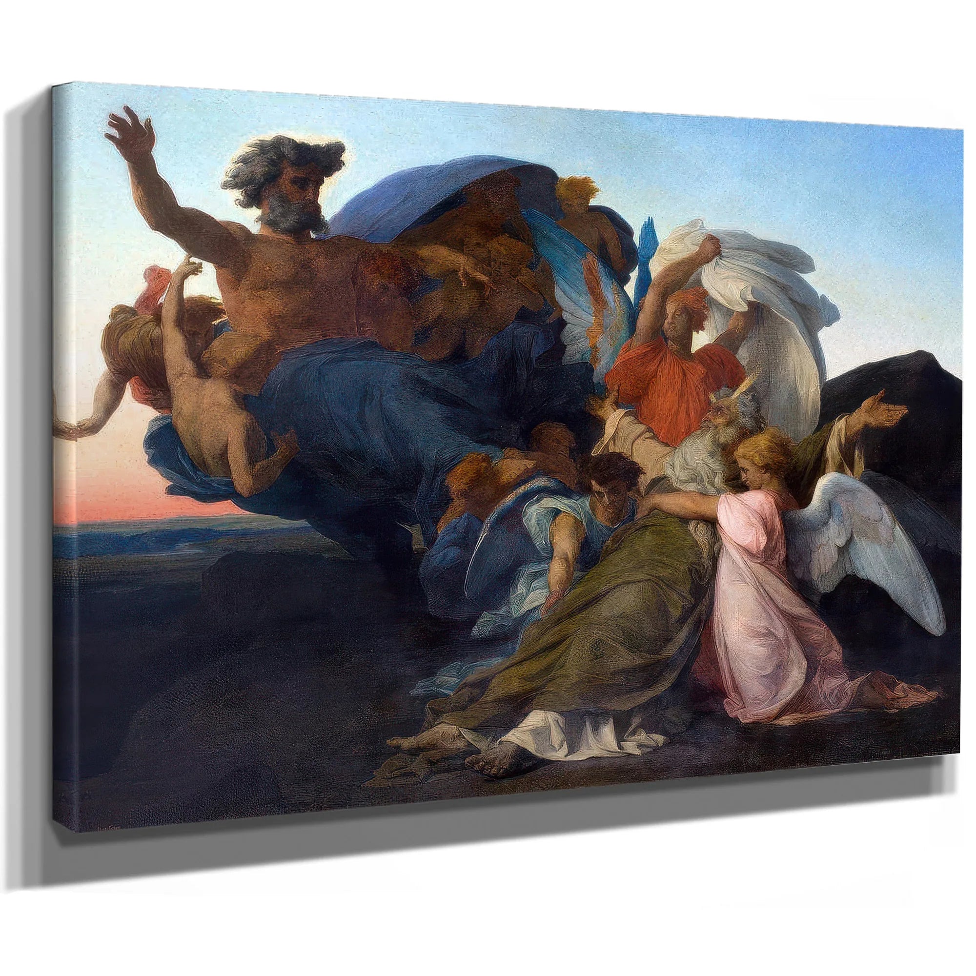 Death Of Moses 1850 Neoclassicism 140X204Cm Musee Fabre By Alexandre Cabanel Fine Art Print