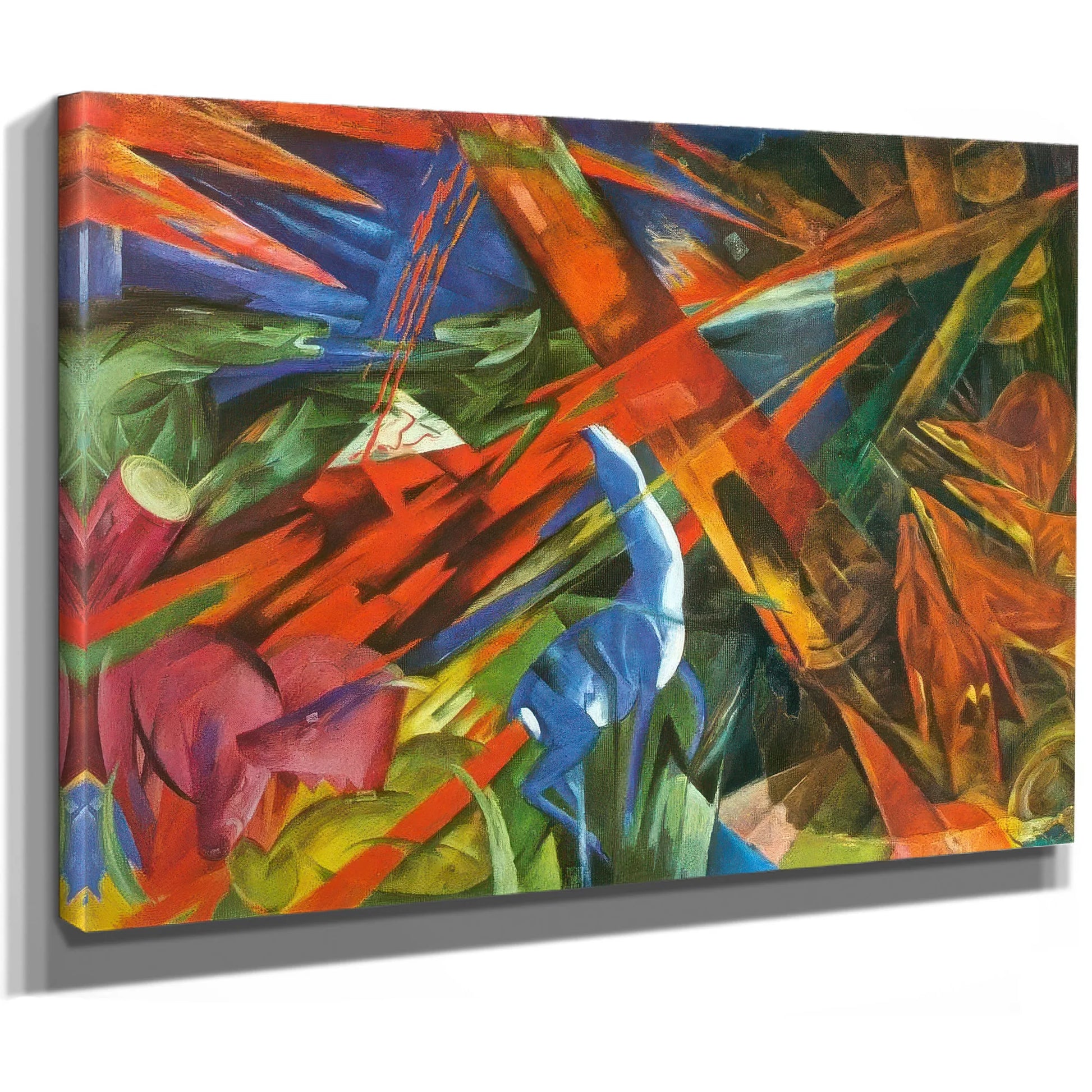 Animal Fates (The Trees Show Their Rings) By Franz Marc Fine Art Print