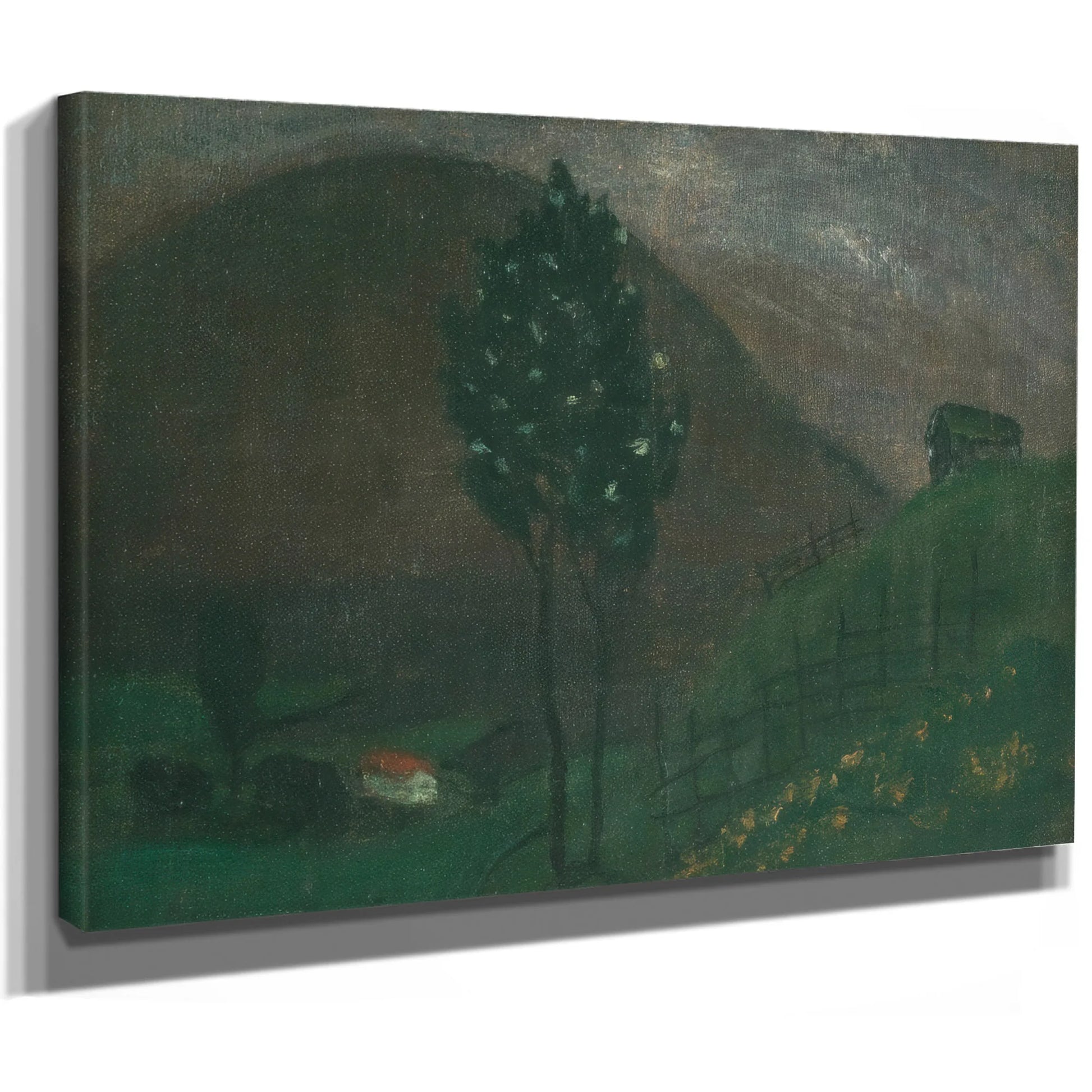Spring Landscape By Nicolai Astrup Fine Art Print