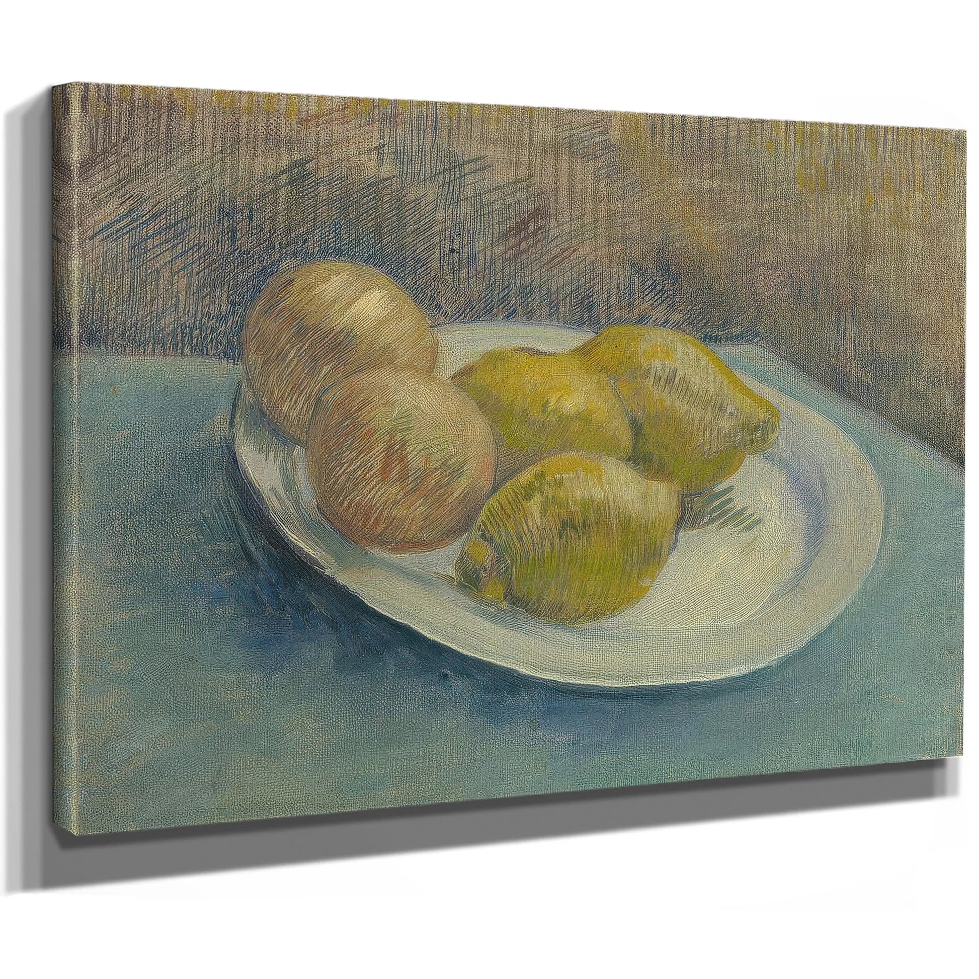 Dish With Citrus Fruit By Vincent Van Gogh Fine Art Print