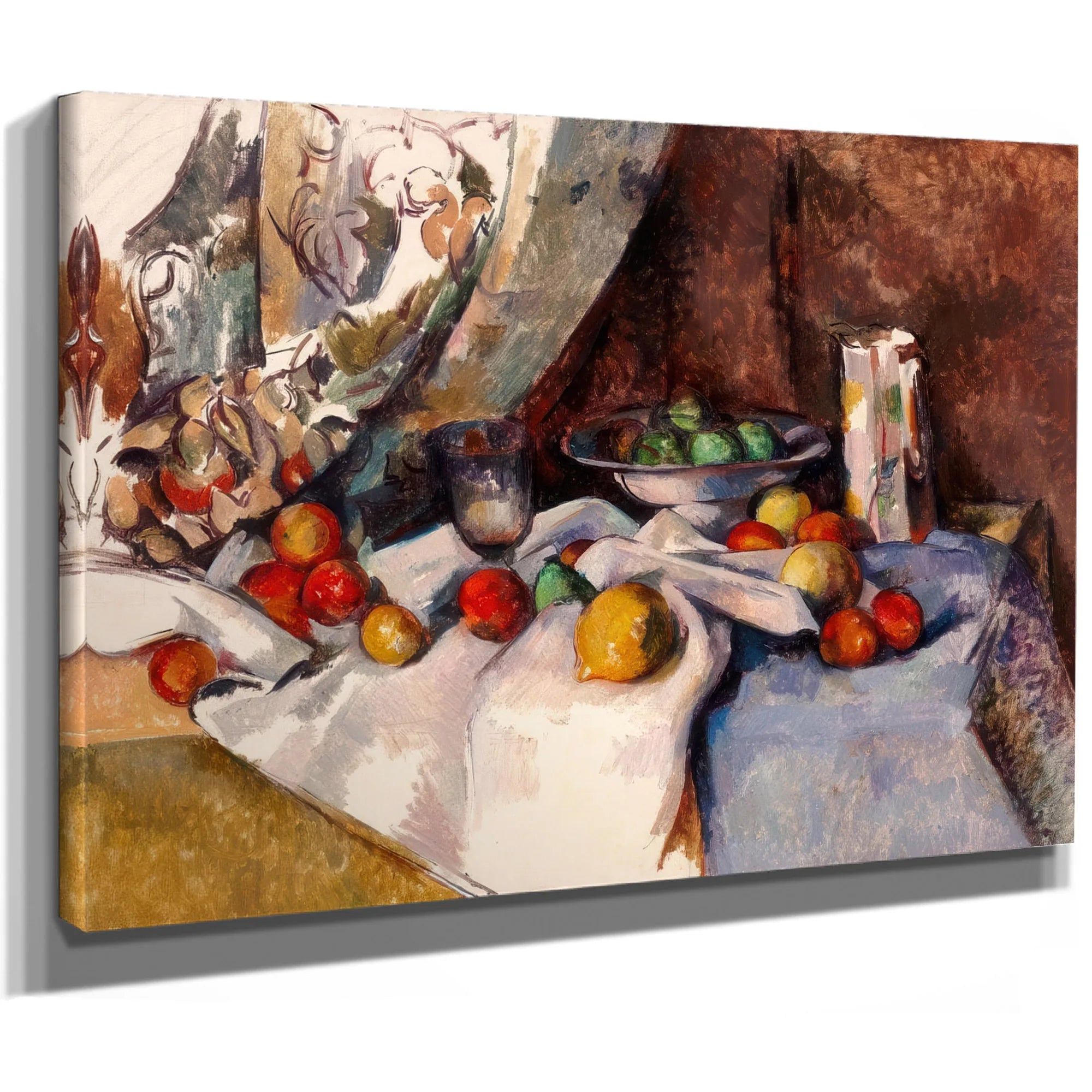 Still Life With Apples By Paul Cezanne Fine Art Print